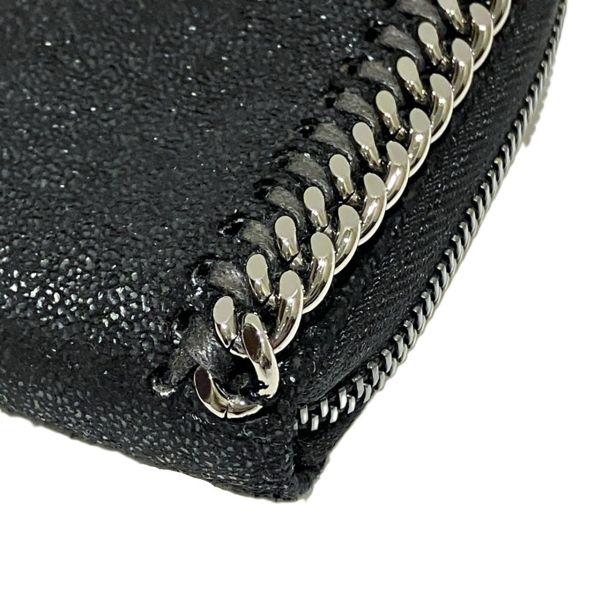 Stella Mccartney Black Polyester Long Wallet (Bi-Fold) (Pre-Owned)