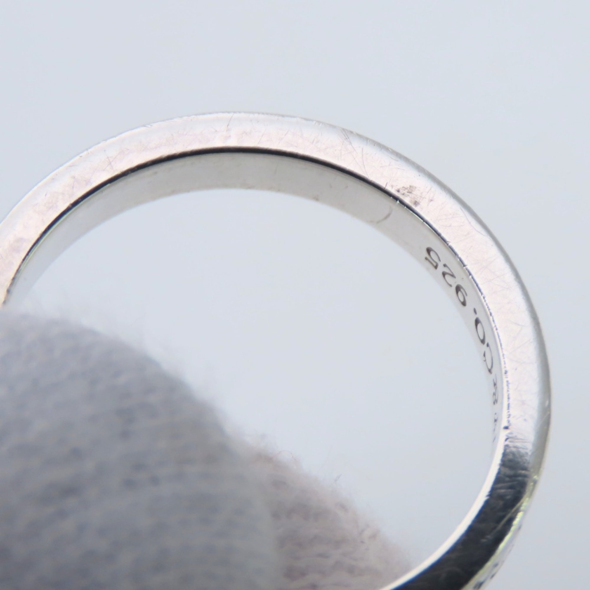 Tiffany Silver Silver 925 Band Ring (Pre-Owned)