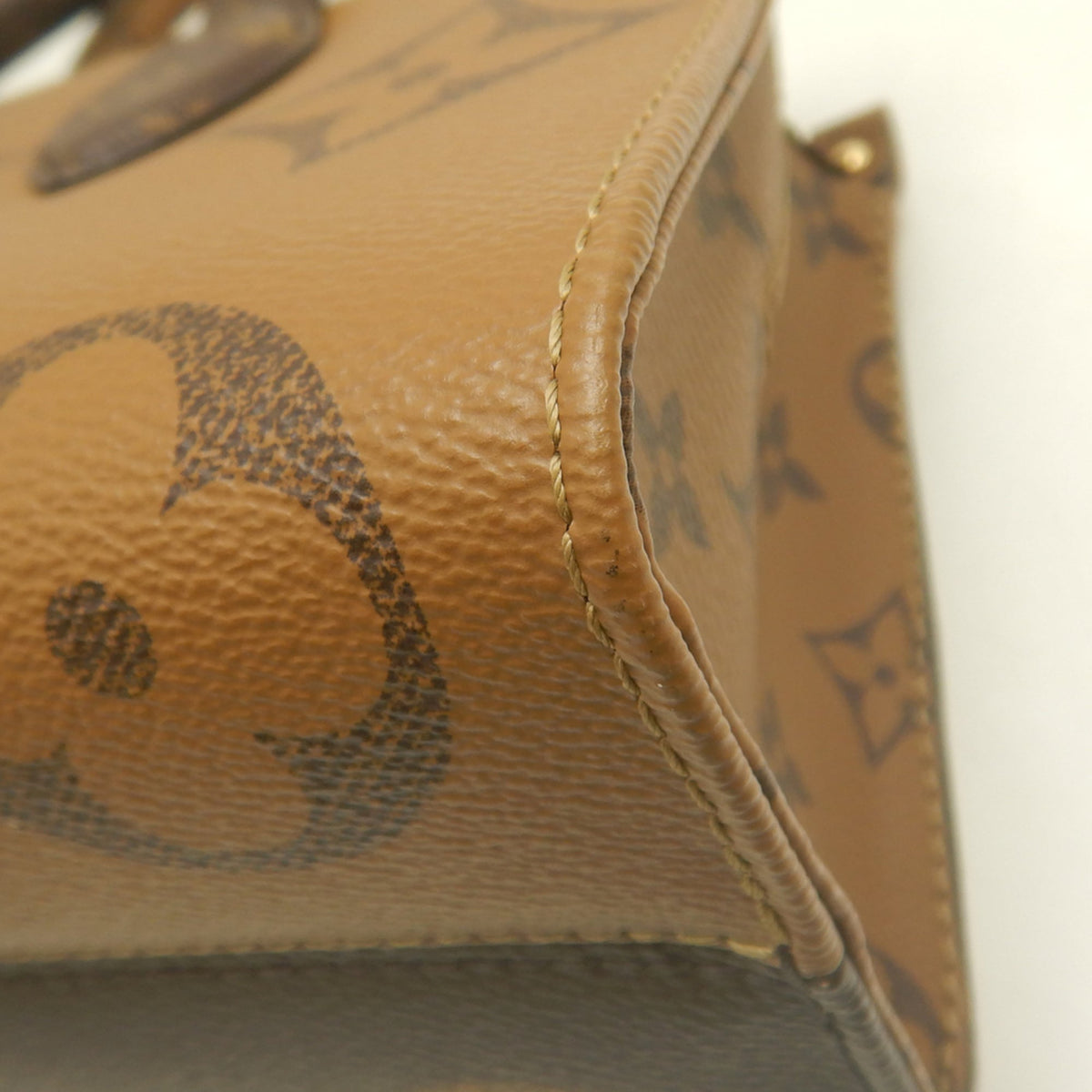 Louis Vuitton Brown Monogram Canvas Handbag (Pre-Owned)