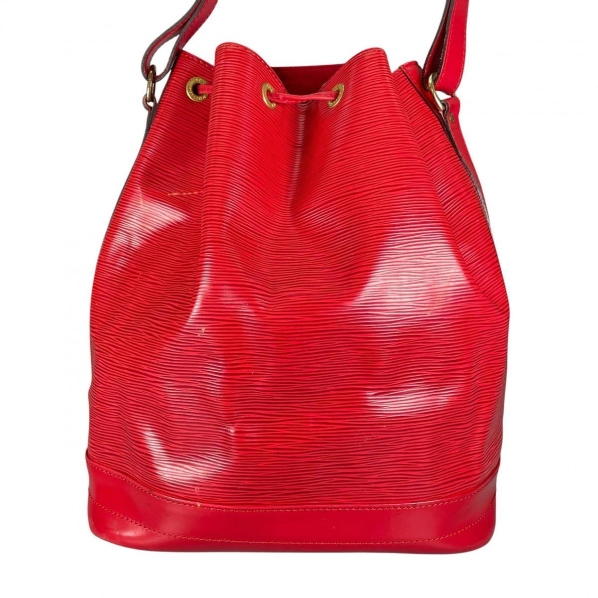Louis Vuitton Castilian Red Epi Leather Shoulder Bag (Pre-Owned)