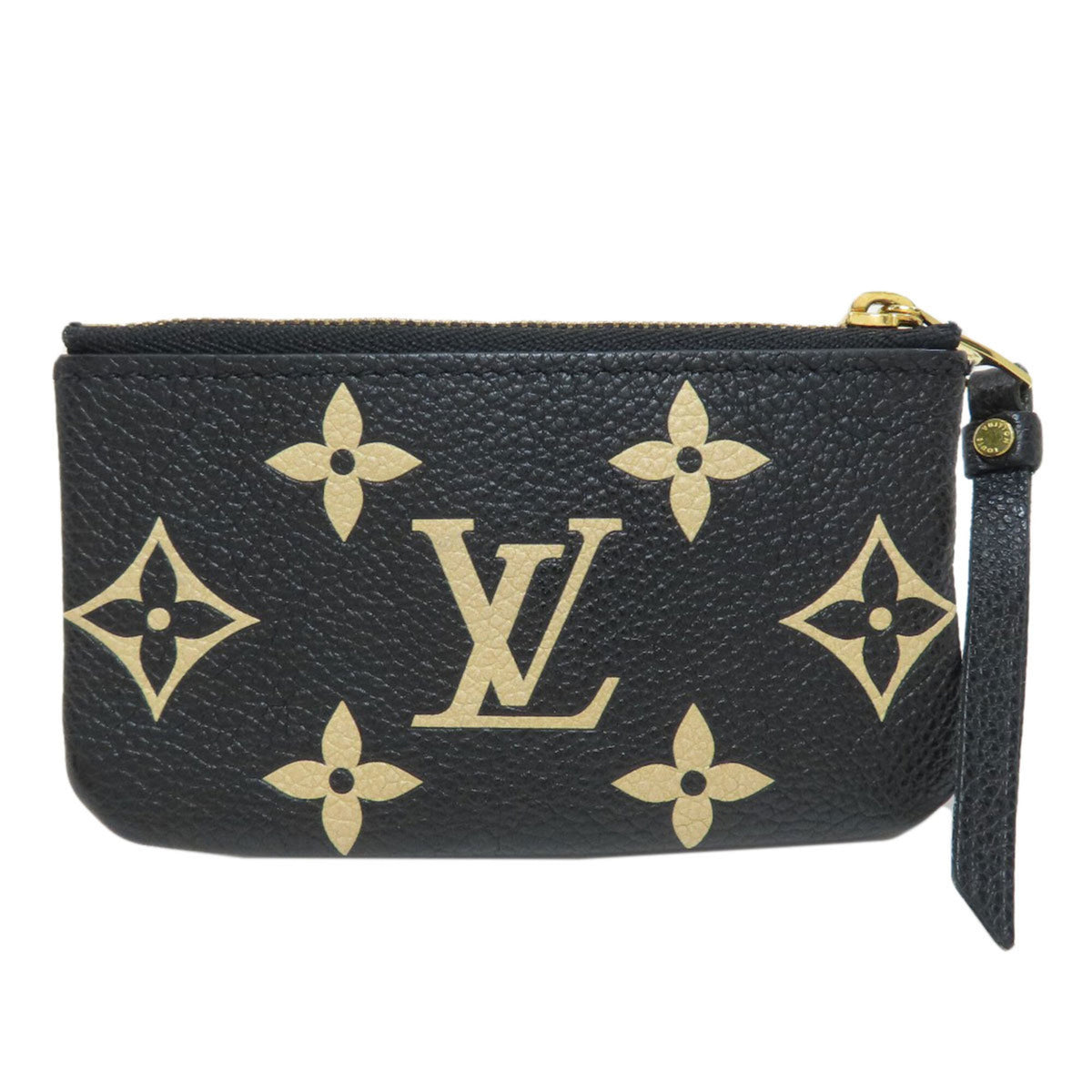 Louis Vuitton Empreinte Beige Black Monogram Empreinte Coin Purse/Coin Case (Pre-Owned)