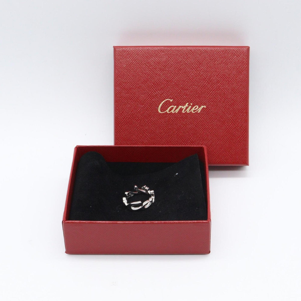 Cartier White Gold White Gold (18K) Band Ring (Pre-Owned)