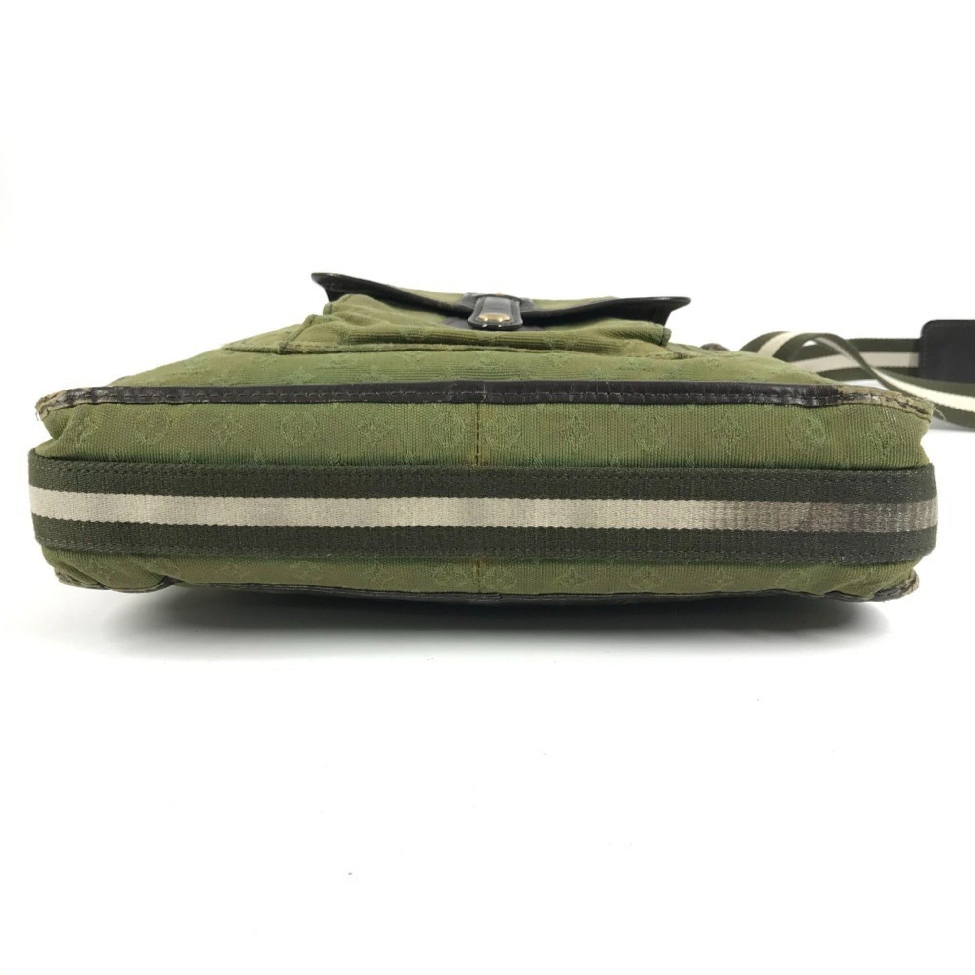 Louis Vuitton Khaki Monogram Mini Canvas Shoulder Bag (Pre-Owned)
