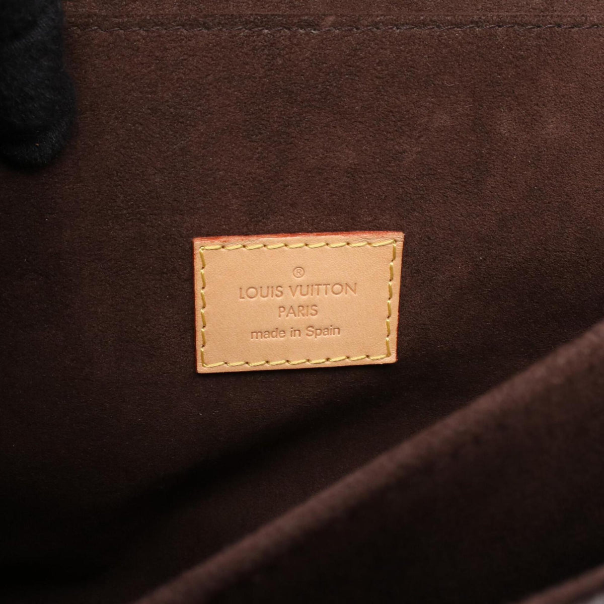 Louis Vuitton Brown Coated Canvas Pvc Monogram Leather Handbag Pochette (Pre-Owned)