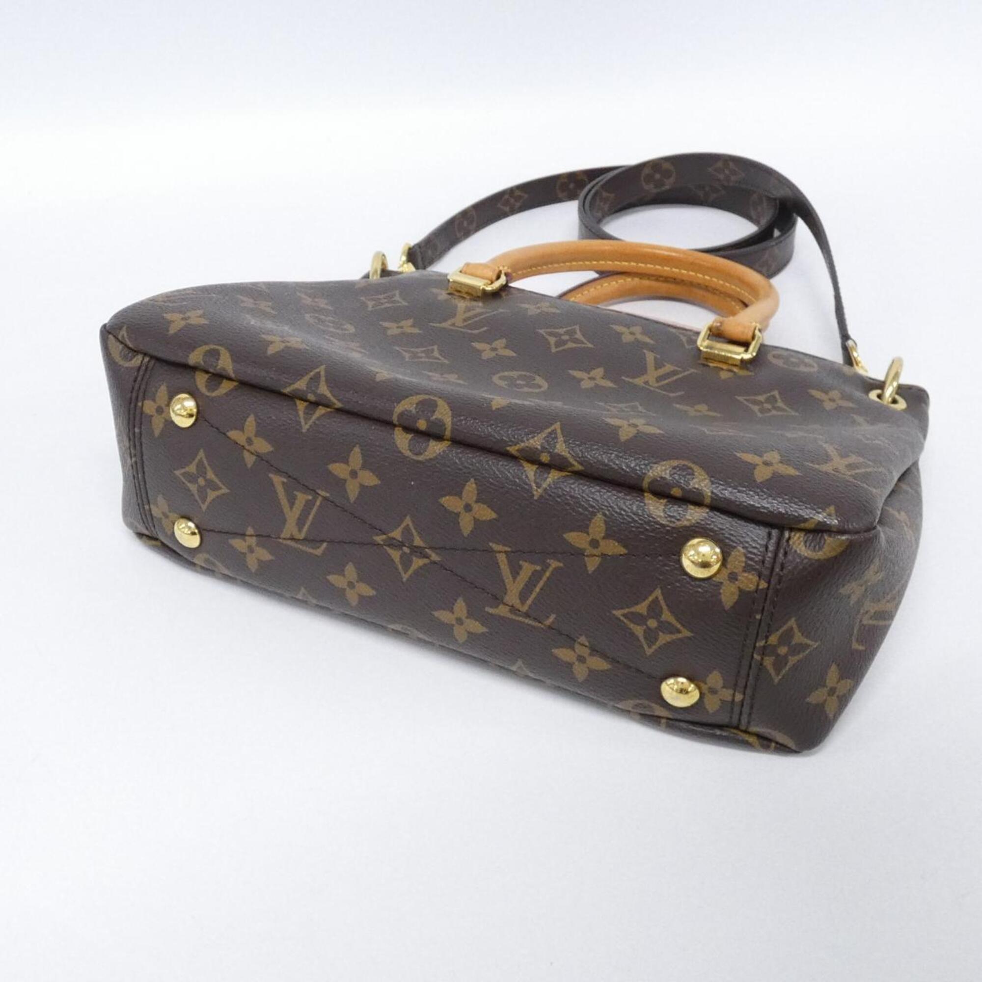 Louis Vuitton Brown Coated Canvas Handbag (Pre-Owned)