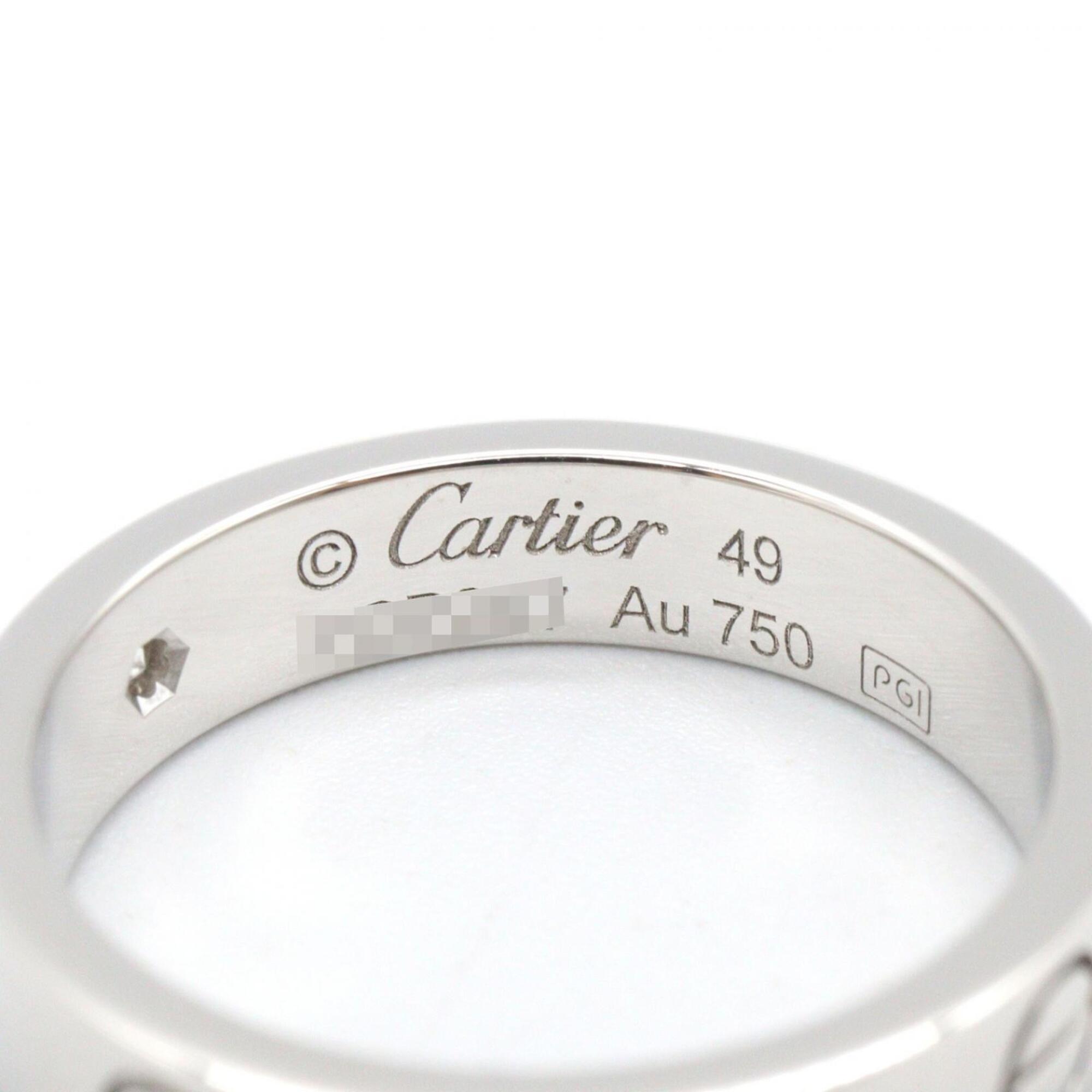 Cartier White Gold White Gold (18K) Band Ring (Pre-Owned)