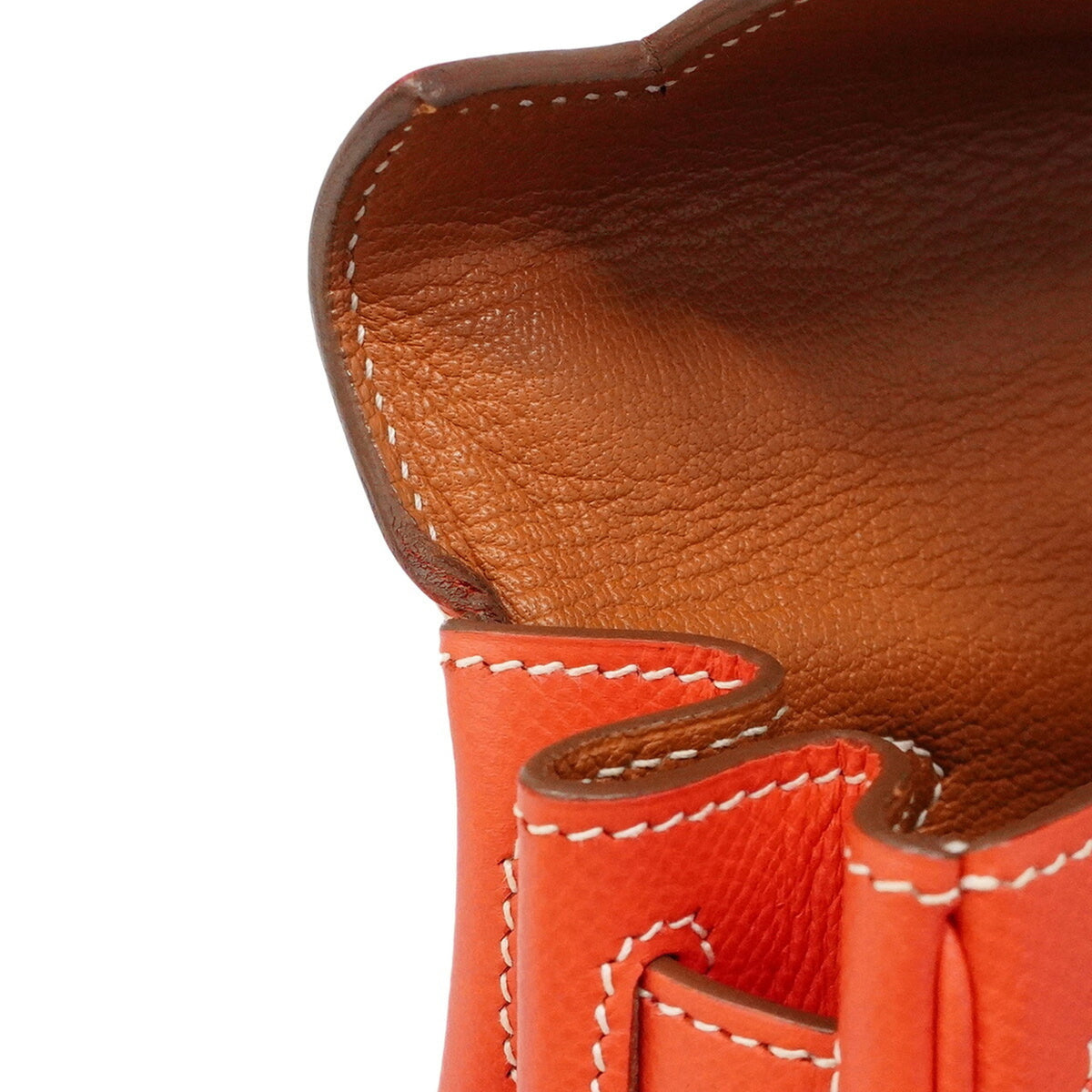 Hermes Gold Rose Jaipur Leather Handbag (Pre-Owned)