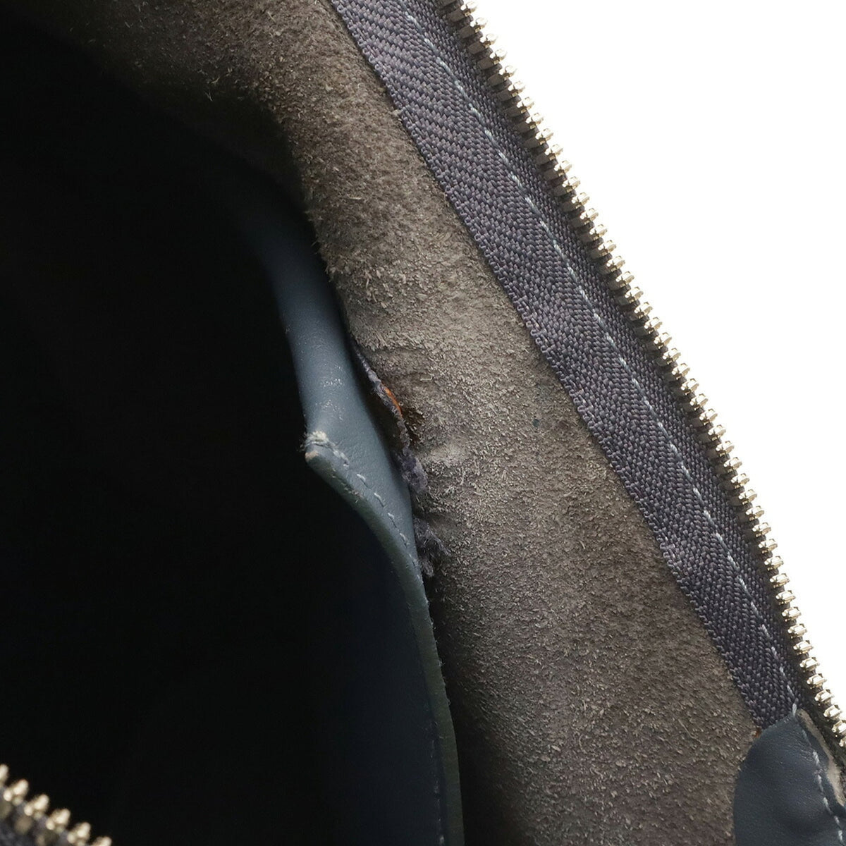 Loewe Blue Leather Pouch Shoulder Bag Sling Bag (Pre-Owned)