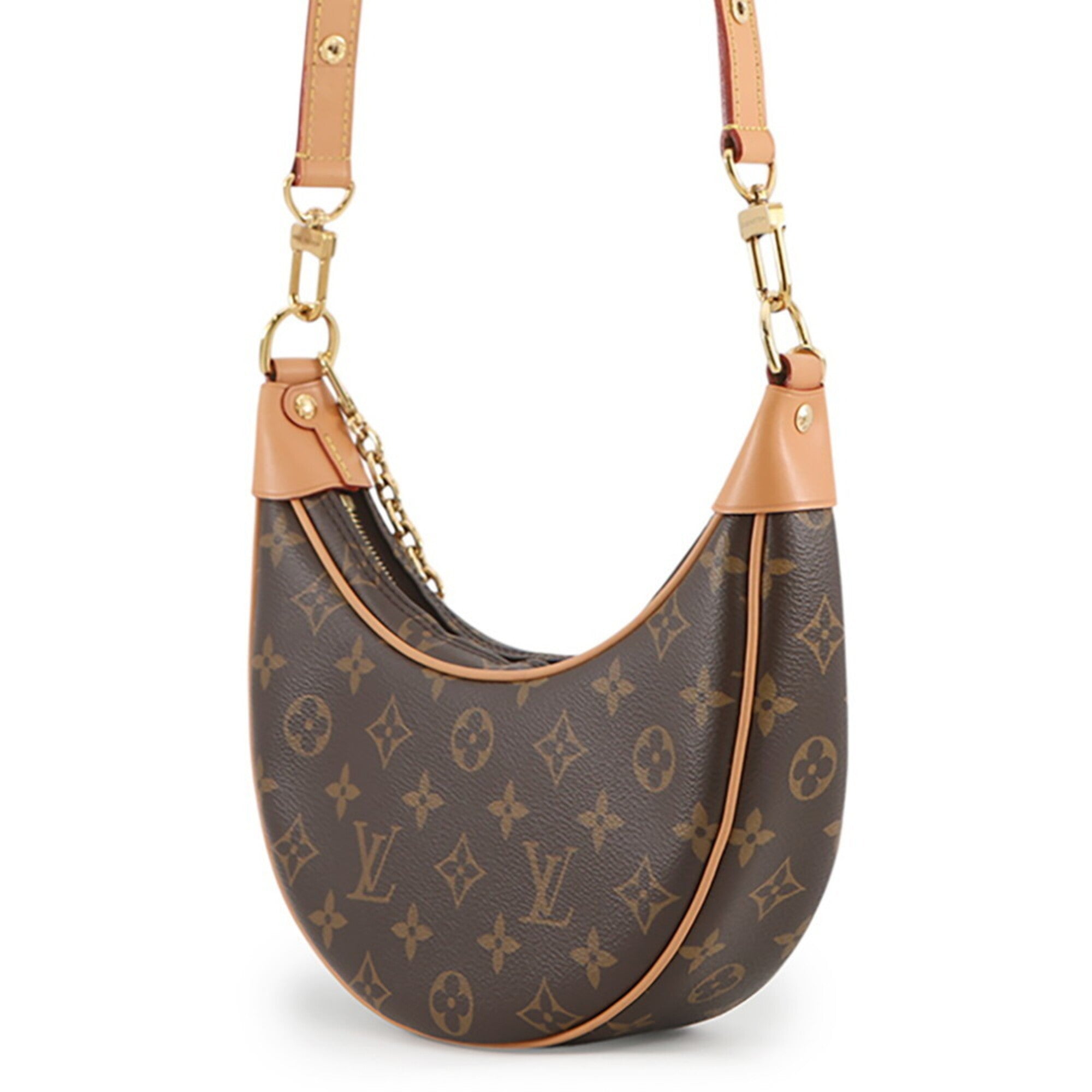 Louis Vuitton Beige Monogram Handbag Shoulder Bag (Pre-Owned)