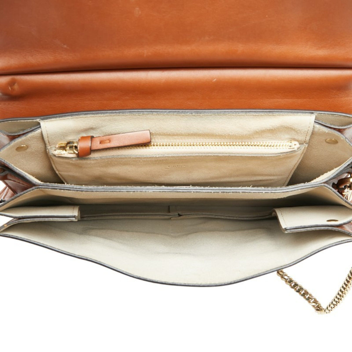 Chloé Brown Leather Suede Shoulder Bag (Pre-Owned)