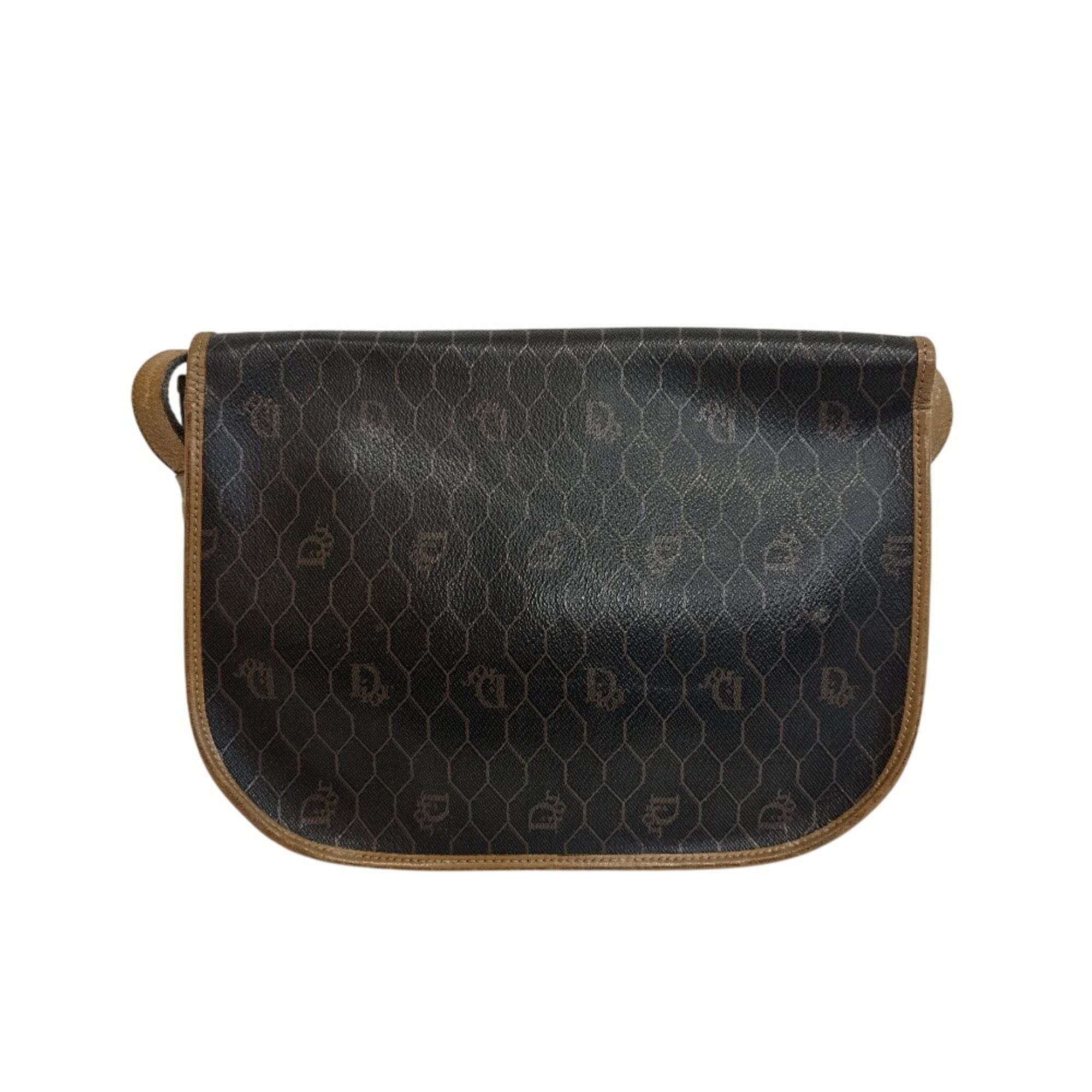 Christian Dior Brown Pvc Pochette Shoulder Bag (Pre-Owned)