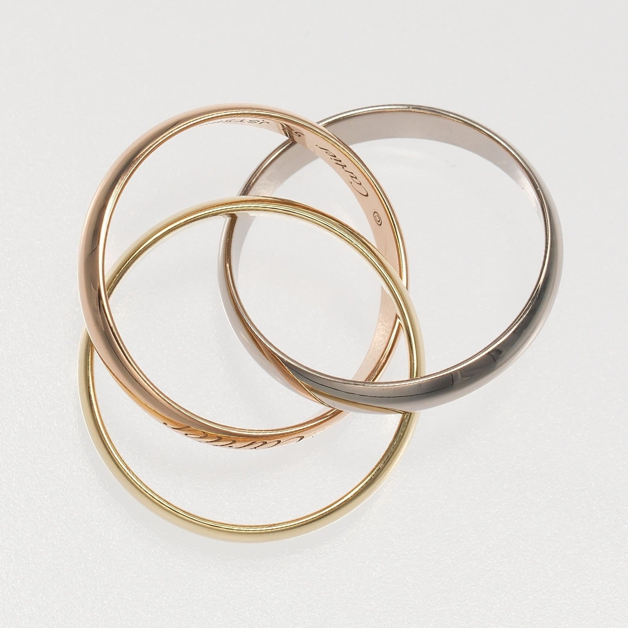Cartier Yellow Gold (18K) Pink Gold (18K) White Gold (18K) Band Ring (Pre-Owned)