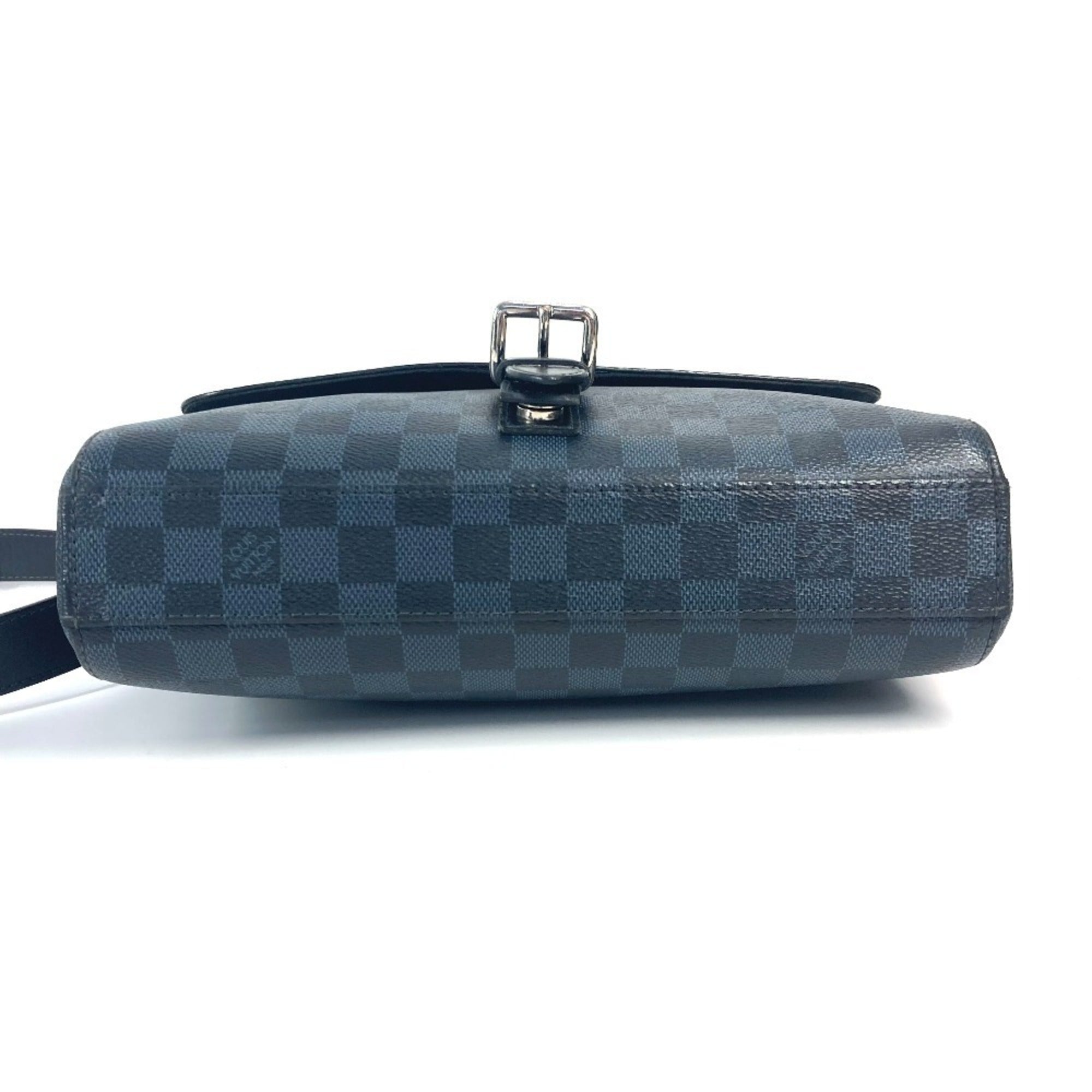 Louis Vuitton Navy Canvas Pochette Shoulder Bag (Pre-Owned)