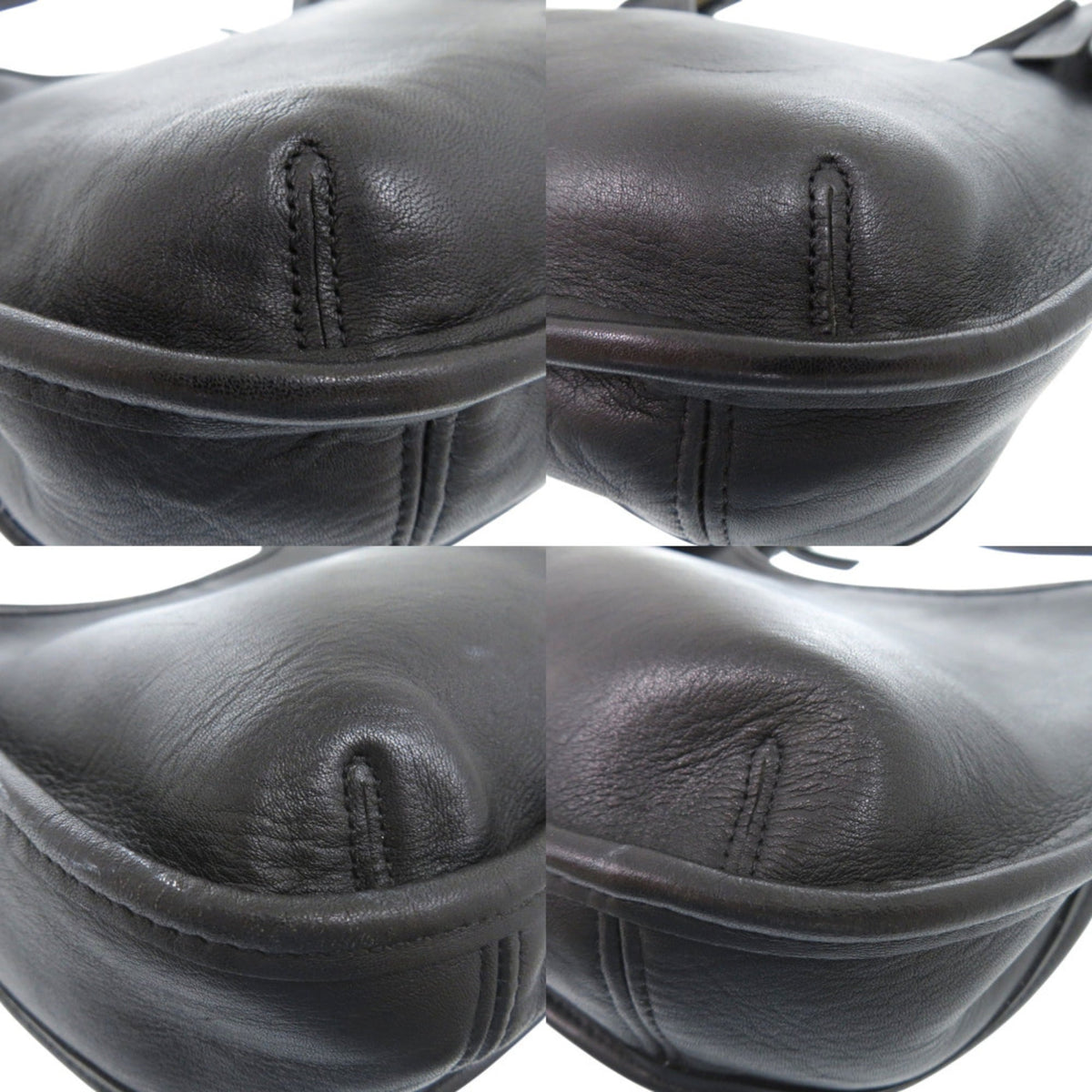 Coach Black Leather Shoulder Bag (Pre-Owned)