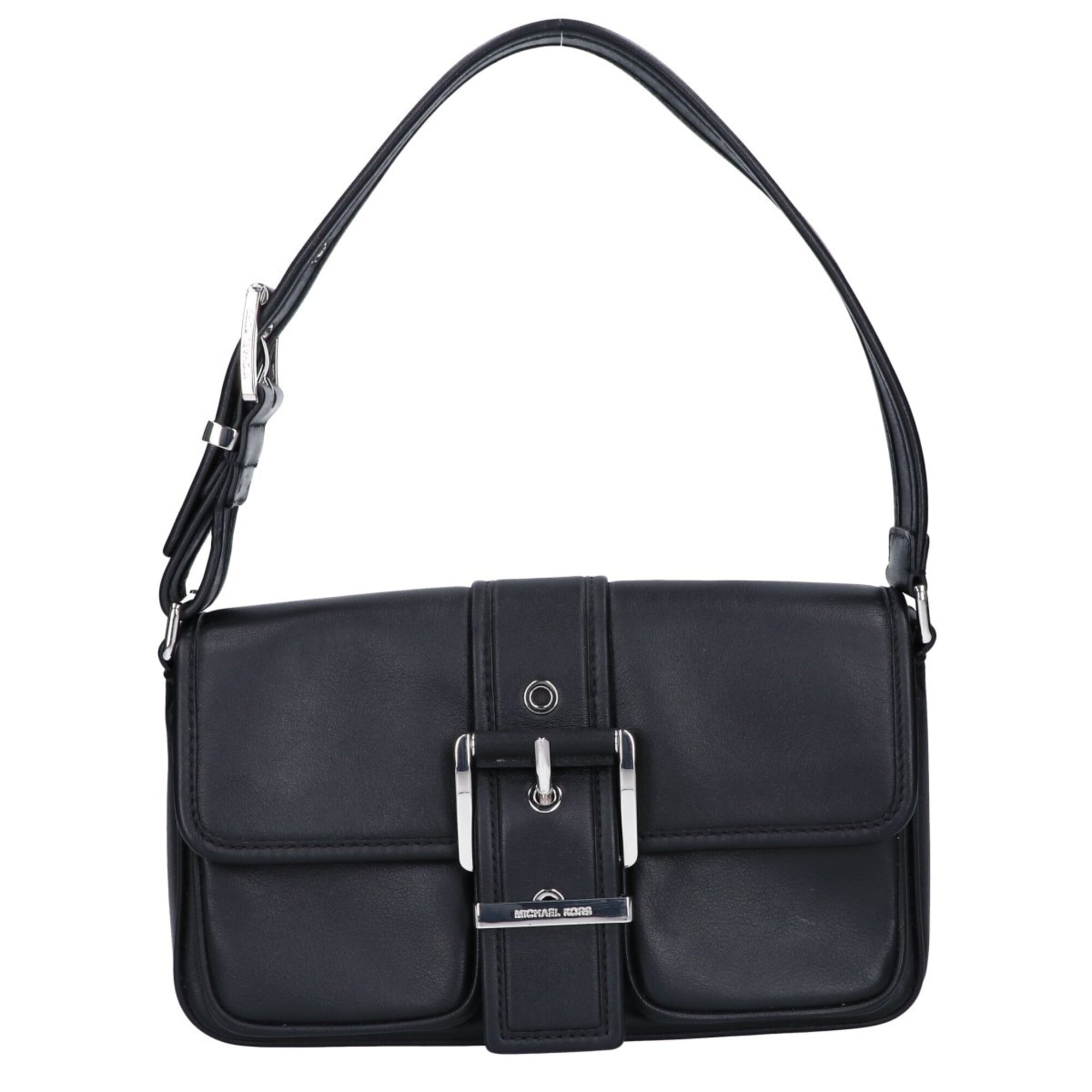 Michael Kors Black Leather Shoulder Bag (Pre-Owned)