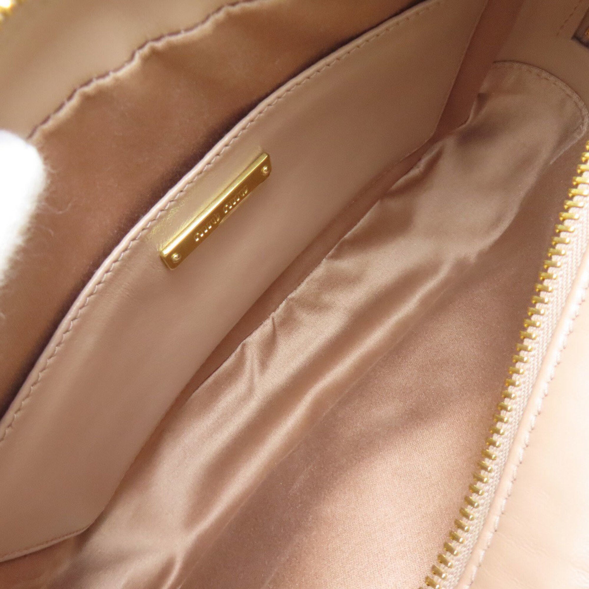Miu Miu Pink Leather Shoulder Bag (Pre-Owned)