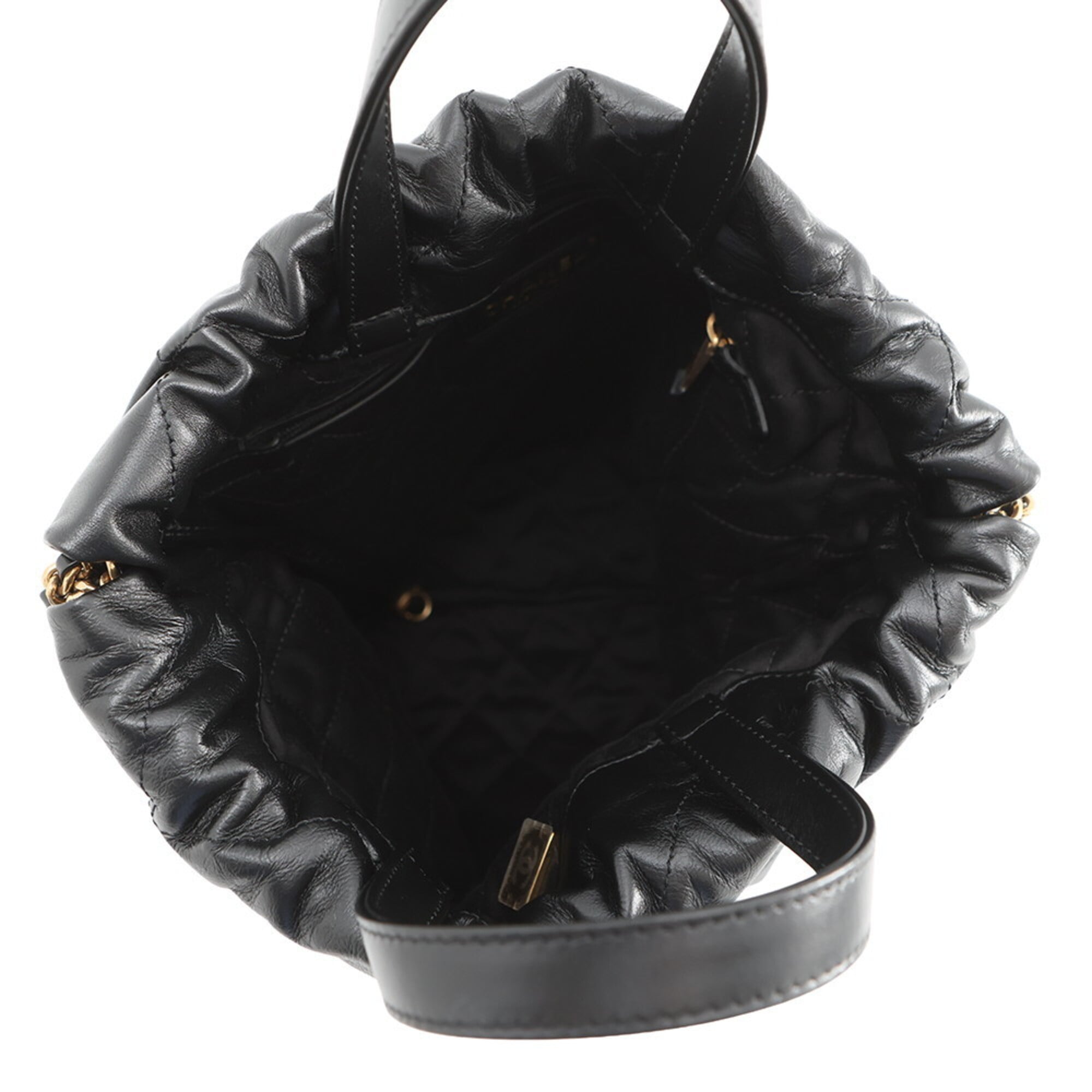 Chanel Black Leather Backpack (Pre-Owned)