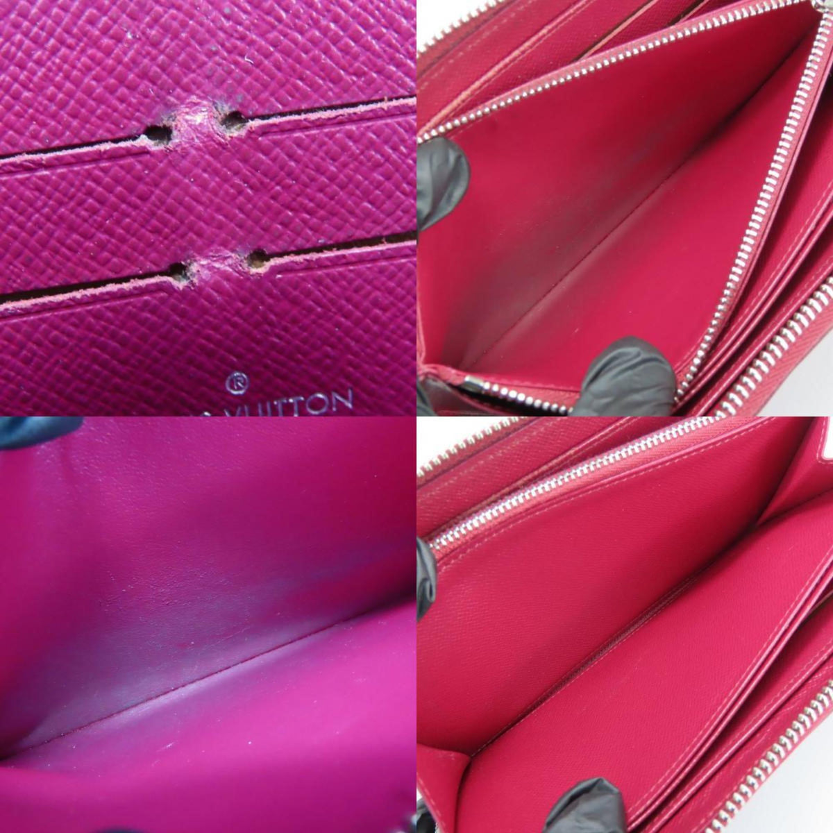 Louis Vuitton Bordeaux Fuchsia Epi Leather Long Wallet (Bi-Fold) (Pre-Owned)
