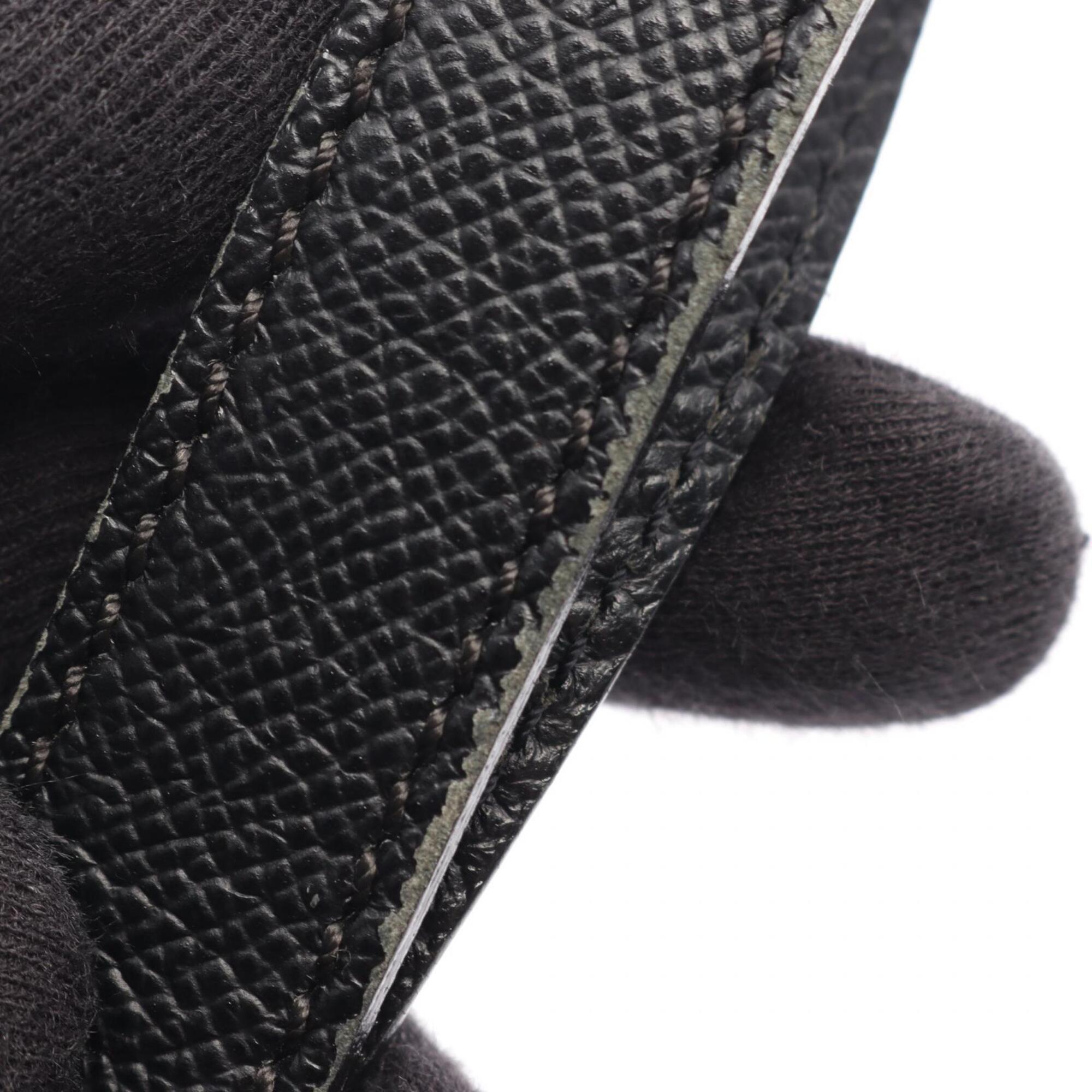 Chanel Black Grained Calfskin Handbag Tote Bag (Pre-Owned)