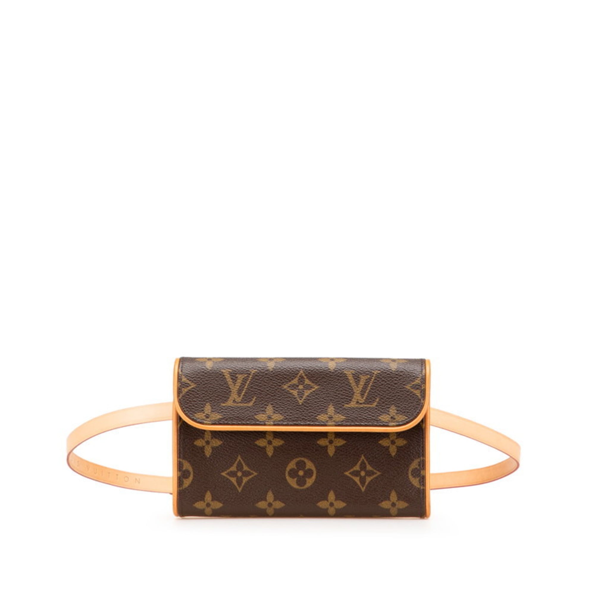 Louis Vuitton Brown Pvc Leather Fanny Pack Pochette (Pre-Owned)