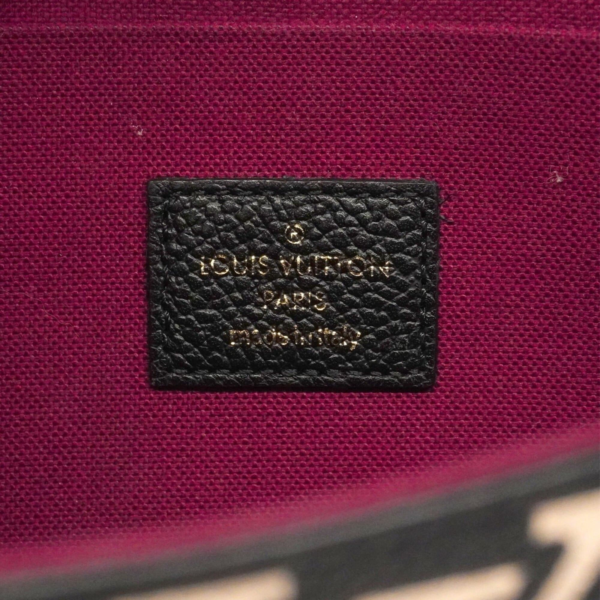 Louis Vuitton Beige Black Chain/Shoulder Wallet (Pre-Owned)