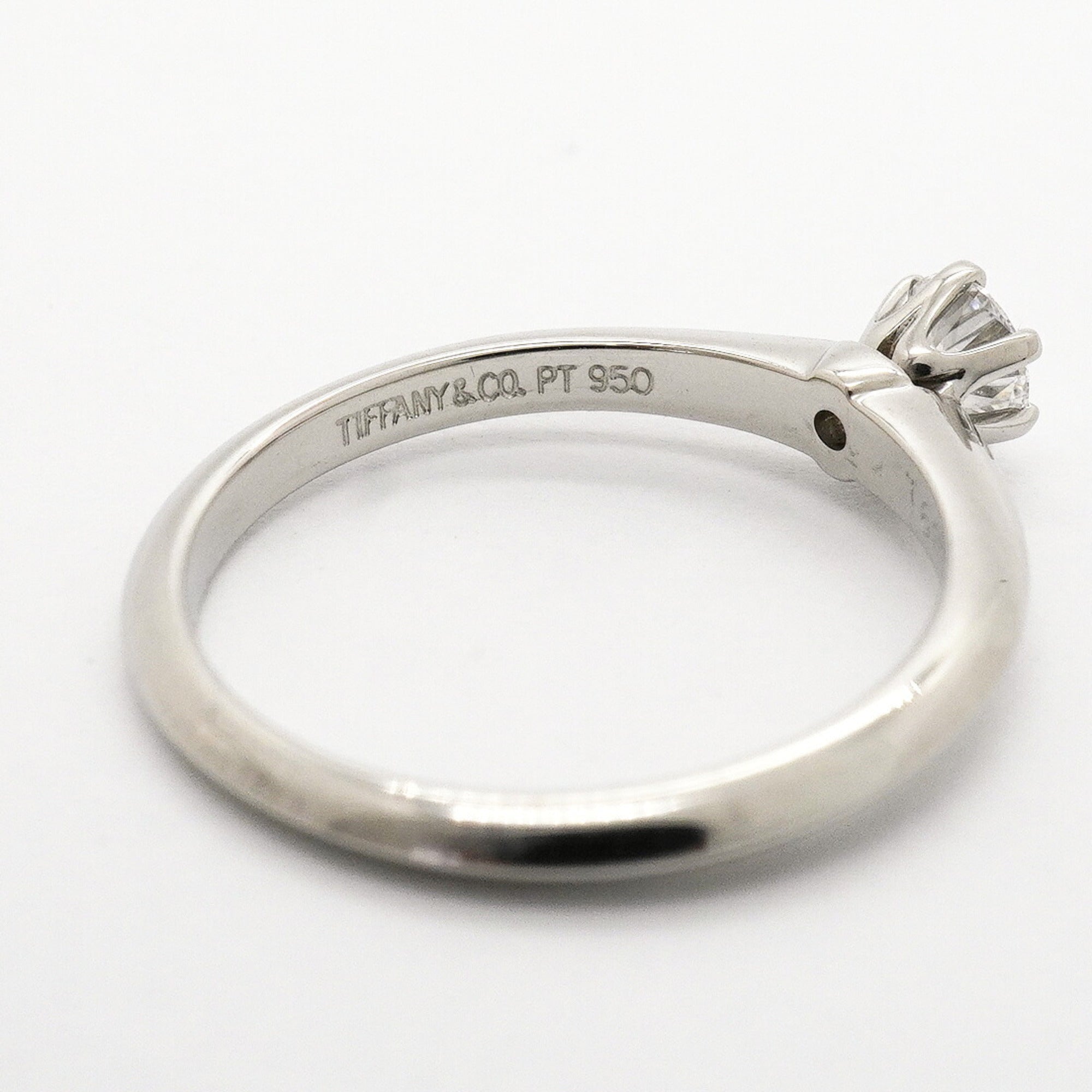 Tiffany Platinum 950 Band Ring (Pre-Owned)