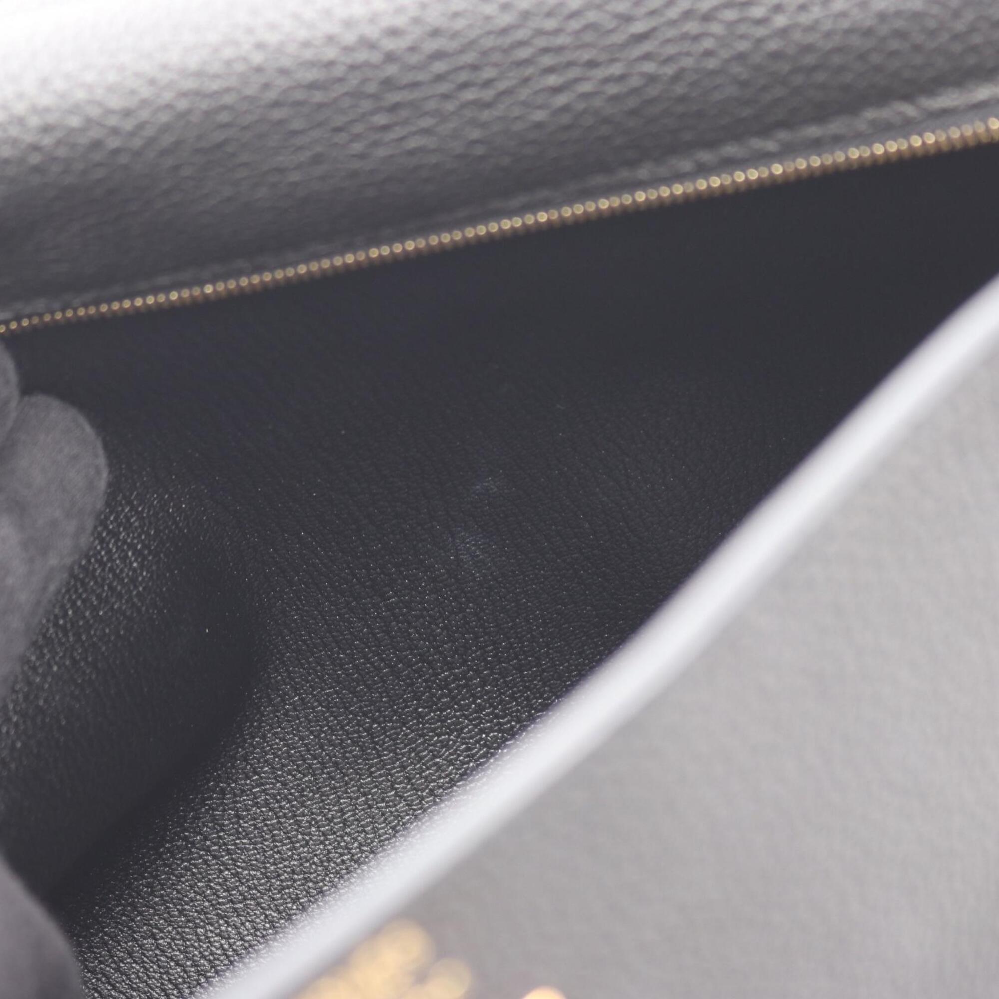Hermes Black Togo Leather Handbag (Pre-Owned)