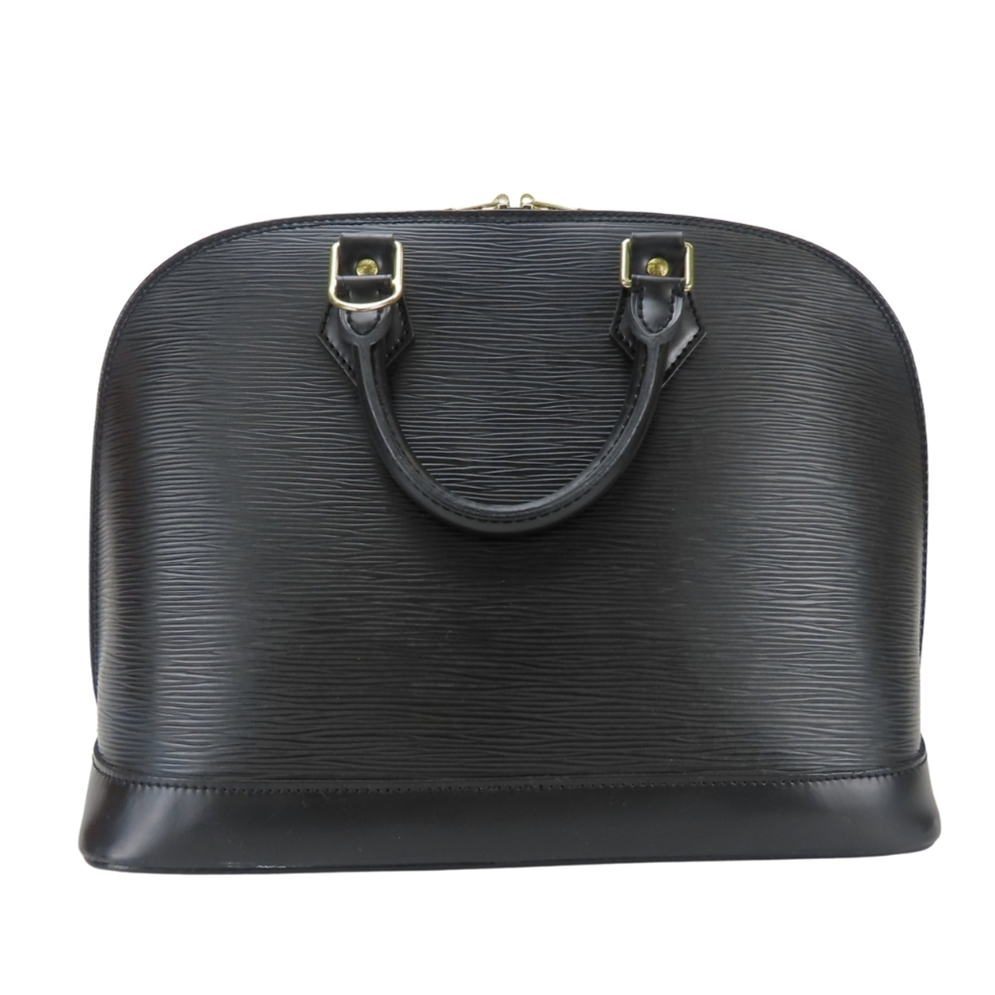 Louis Vuitton Epi Black Noir Epi Leather Handbag (Pre-Owned)