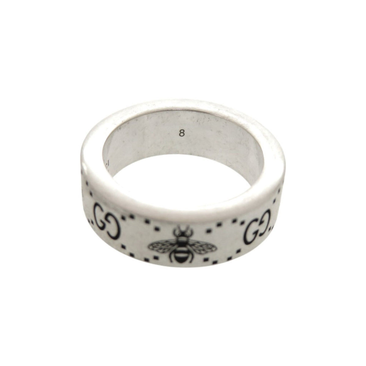 Gucci Silver Silver 925 Band Ring (Pre-Owned)