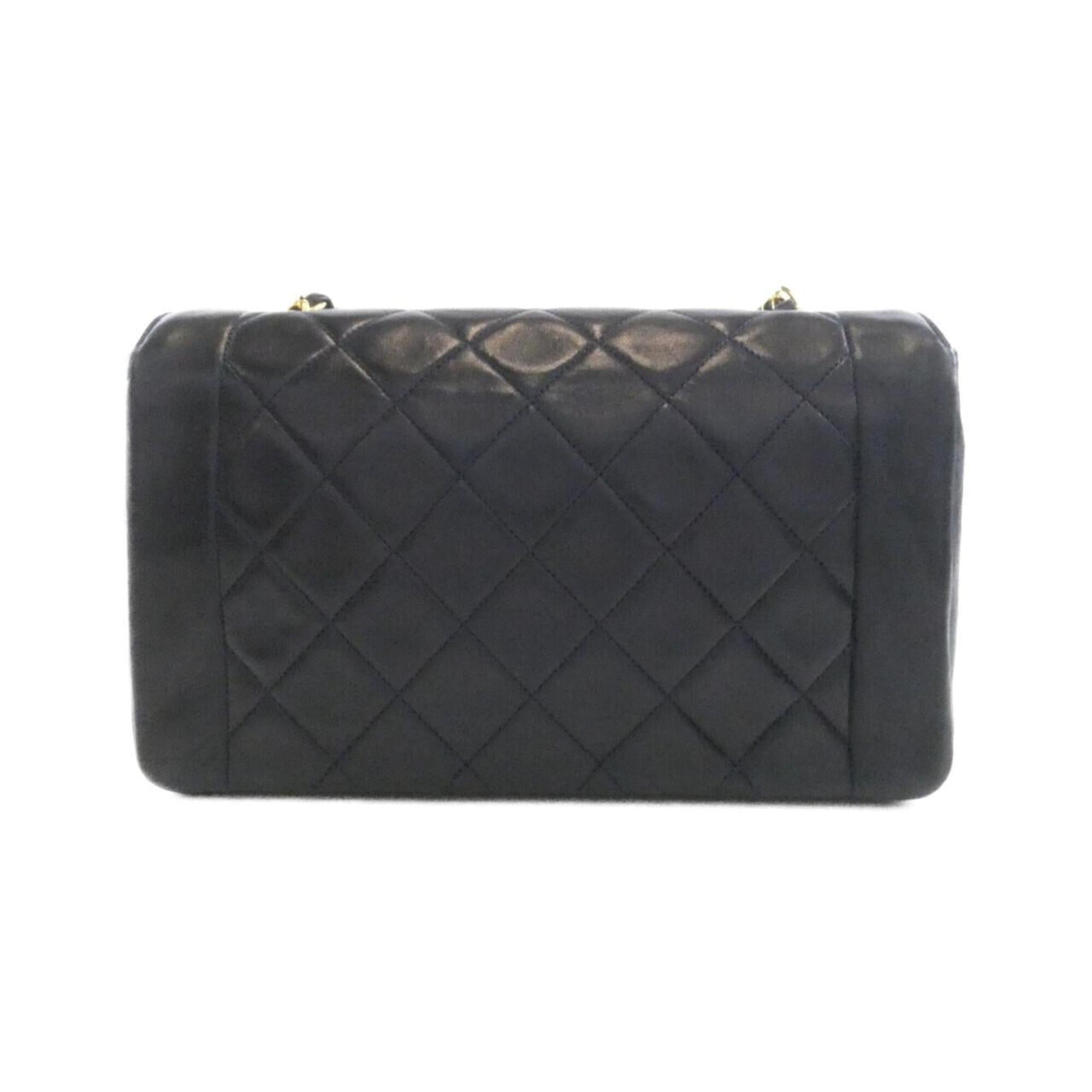 Chanel Navy Leather Shoulder Bag (Pre-Owned)