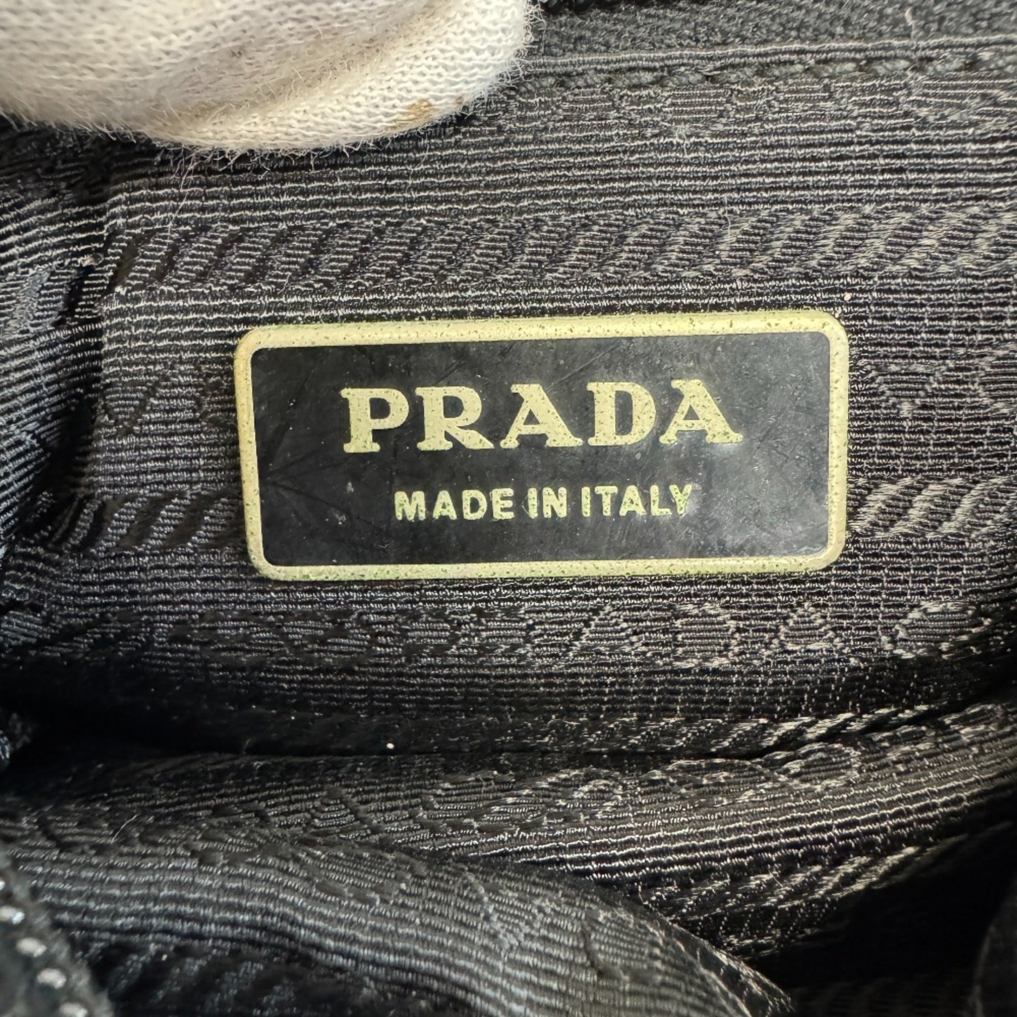 Prada Black Nylon Shoulder Bag (Pre-Owned)
