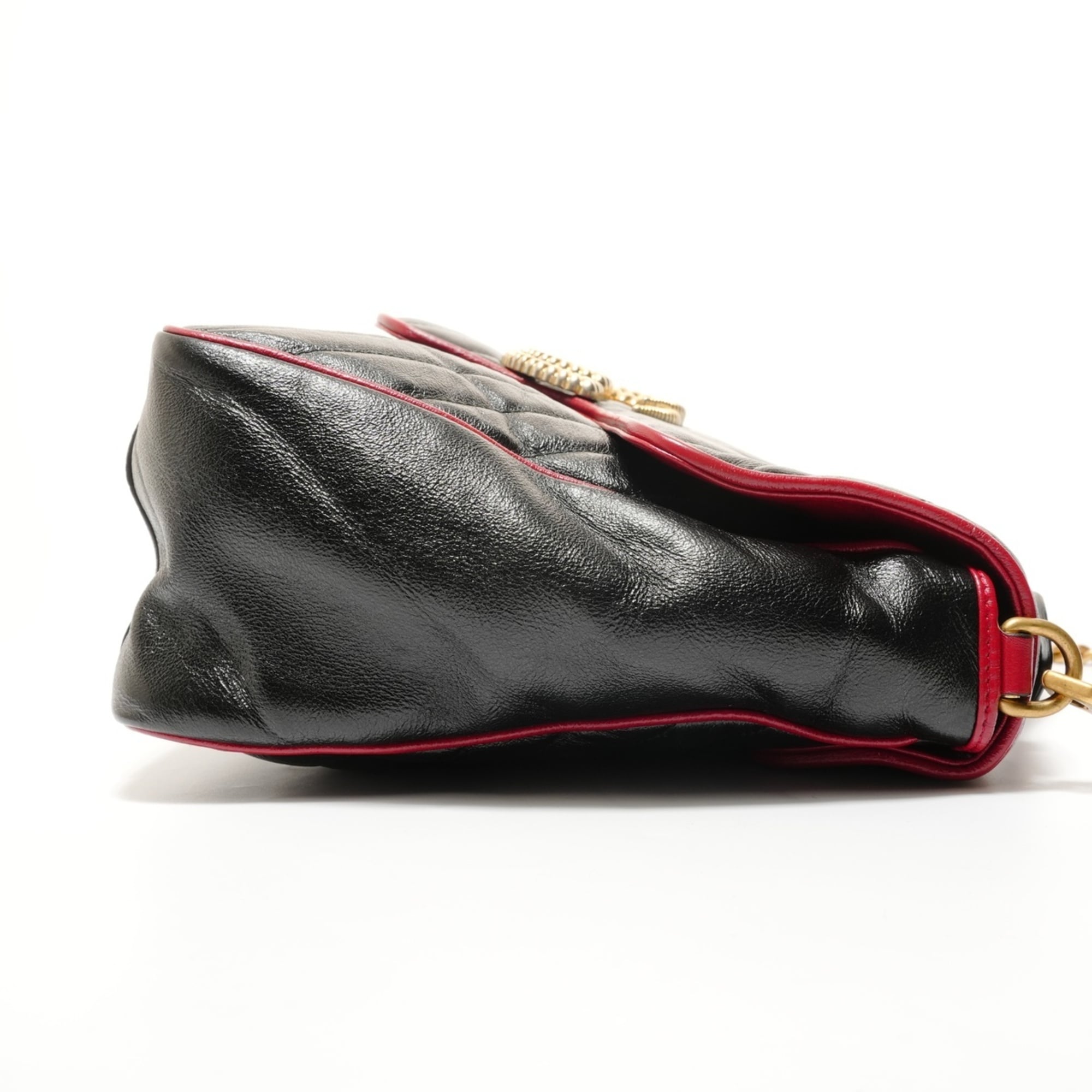 Gucci Gg Marmont Black Handbag (Pre-Owned)