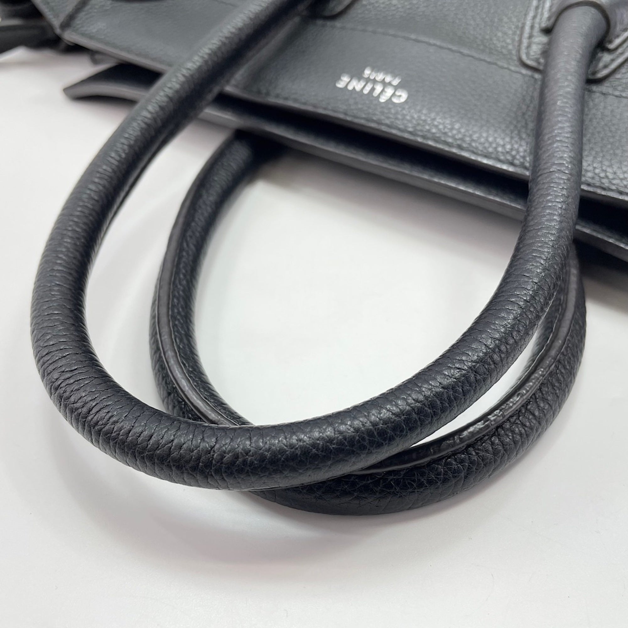 Celine Luggage Black Handbag (Pre-Owned)