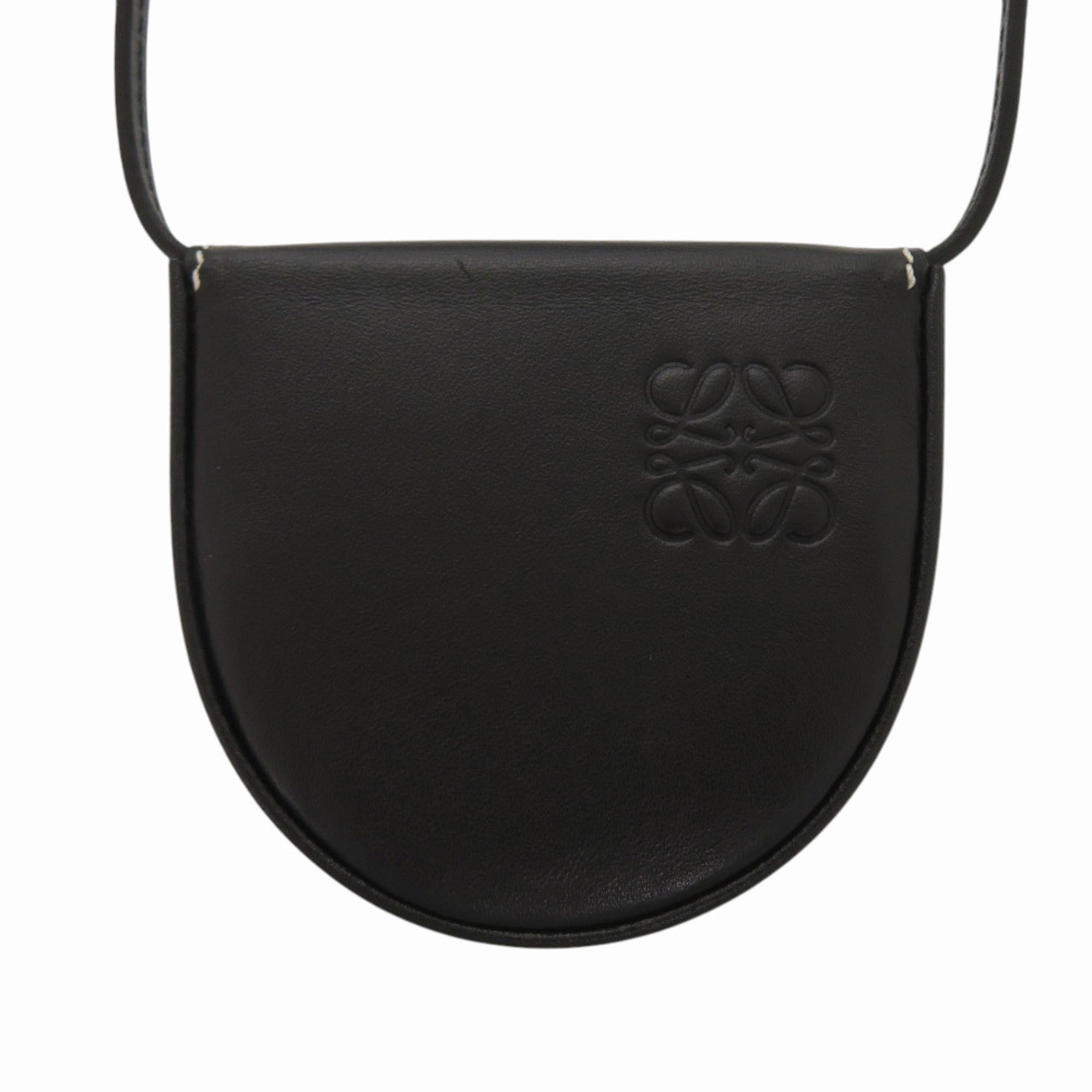 Loewe Black Leather Coin Purse/Coin Case (Pre-Owned)