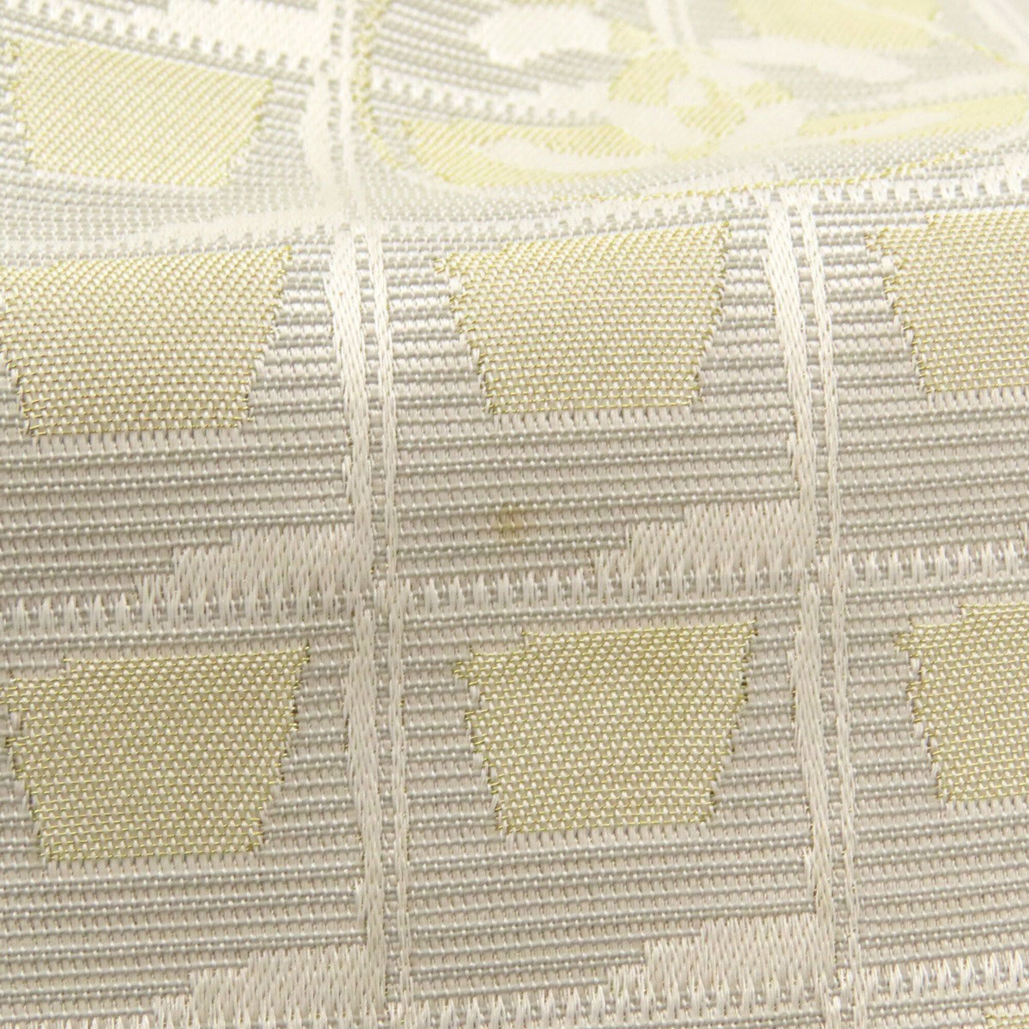 Chanel Silver Yellow Nylon Jacquard Tote Bag (Pre-Owned)