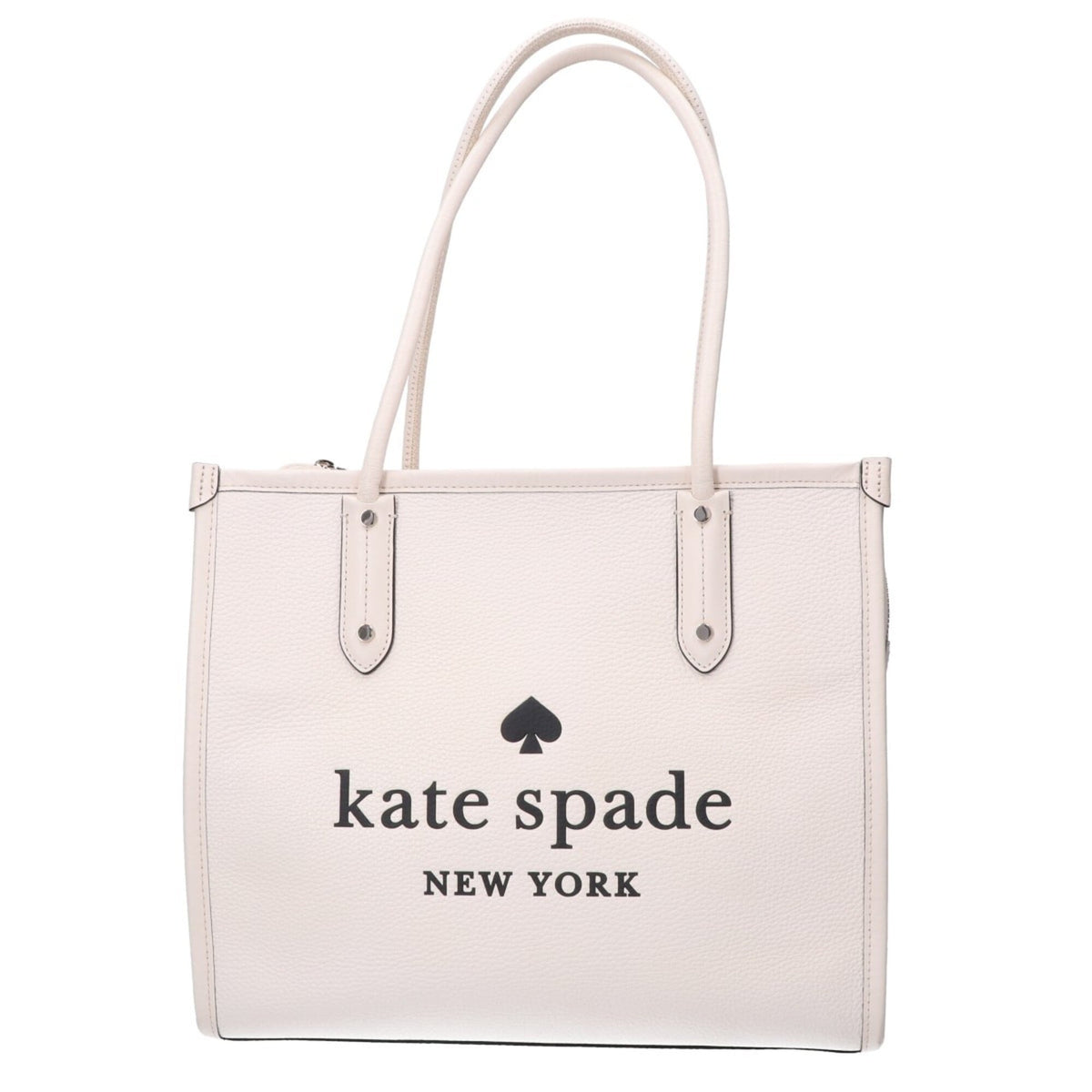 Kate Spade White Leather Tote Bag (Pre-Owned)