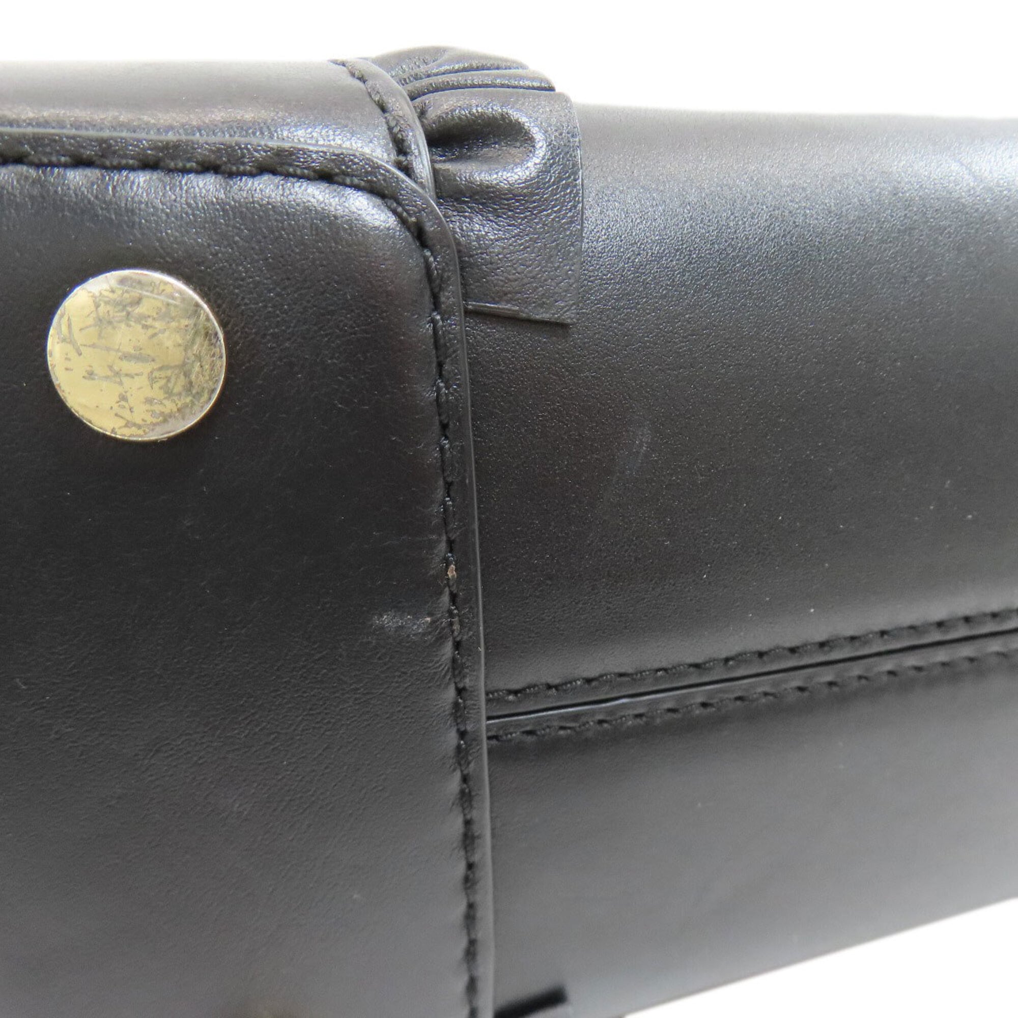 Michael Kors Black Leather Handbag (Pre-Owned)
