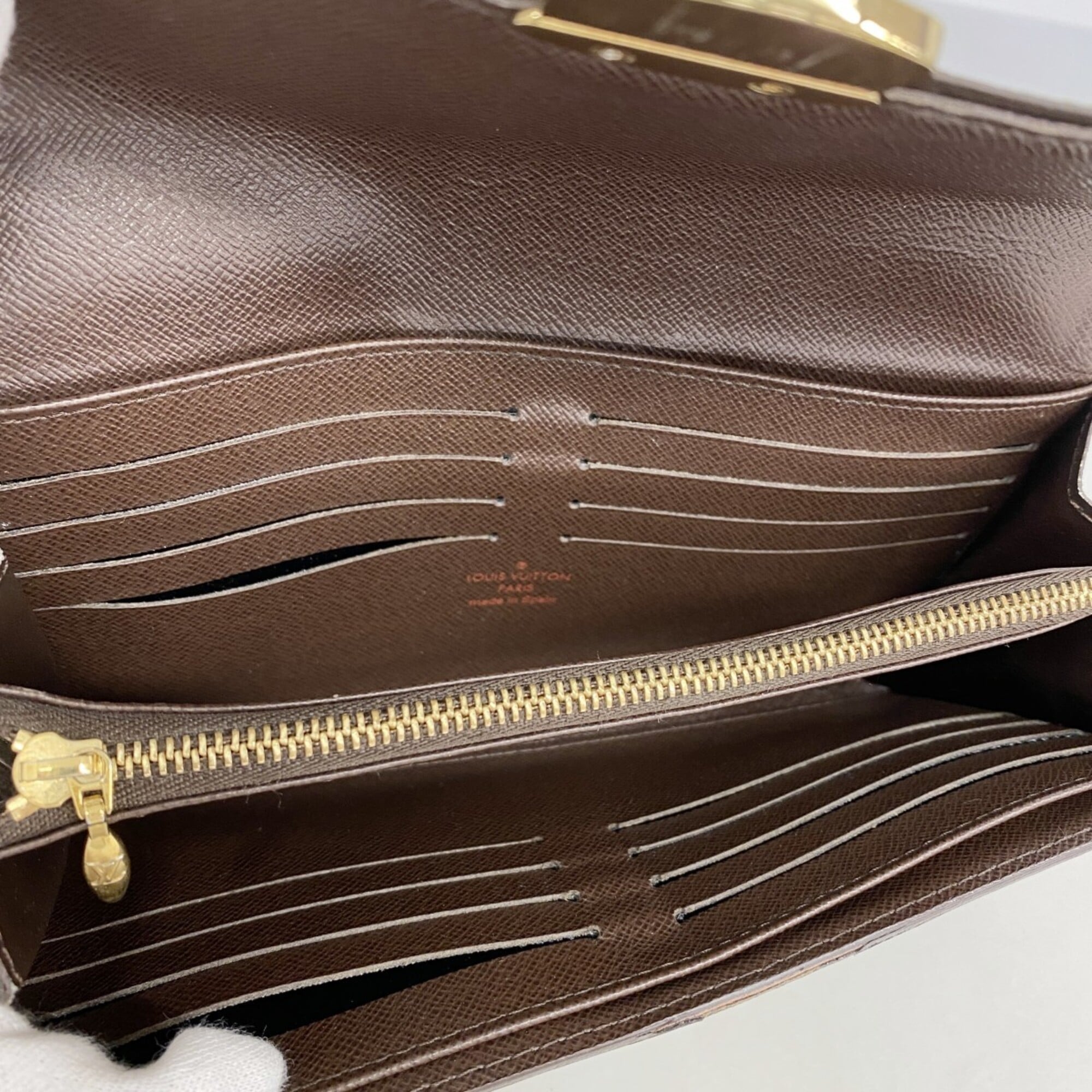 Louis Vuitton Ebene Long Wallet (Bi-Fold) (Pre-Owned)