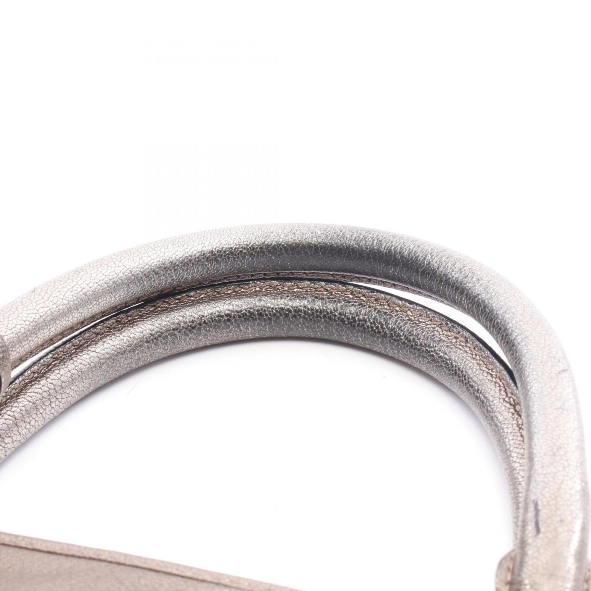 Loewe Amazona Gold Leather Handbag (Pre-Owned)