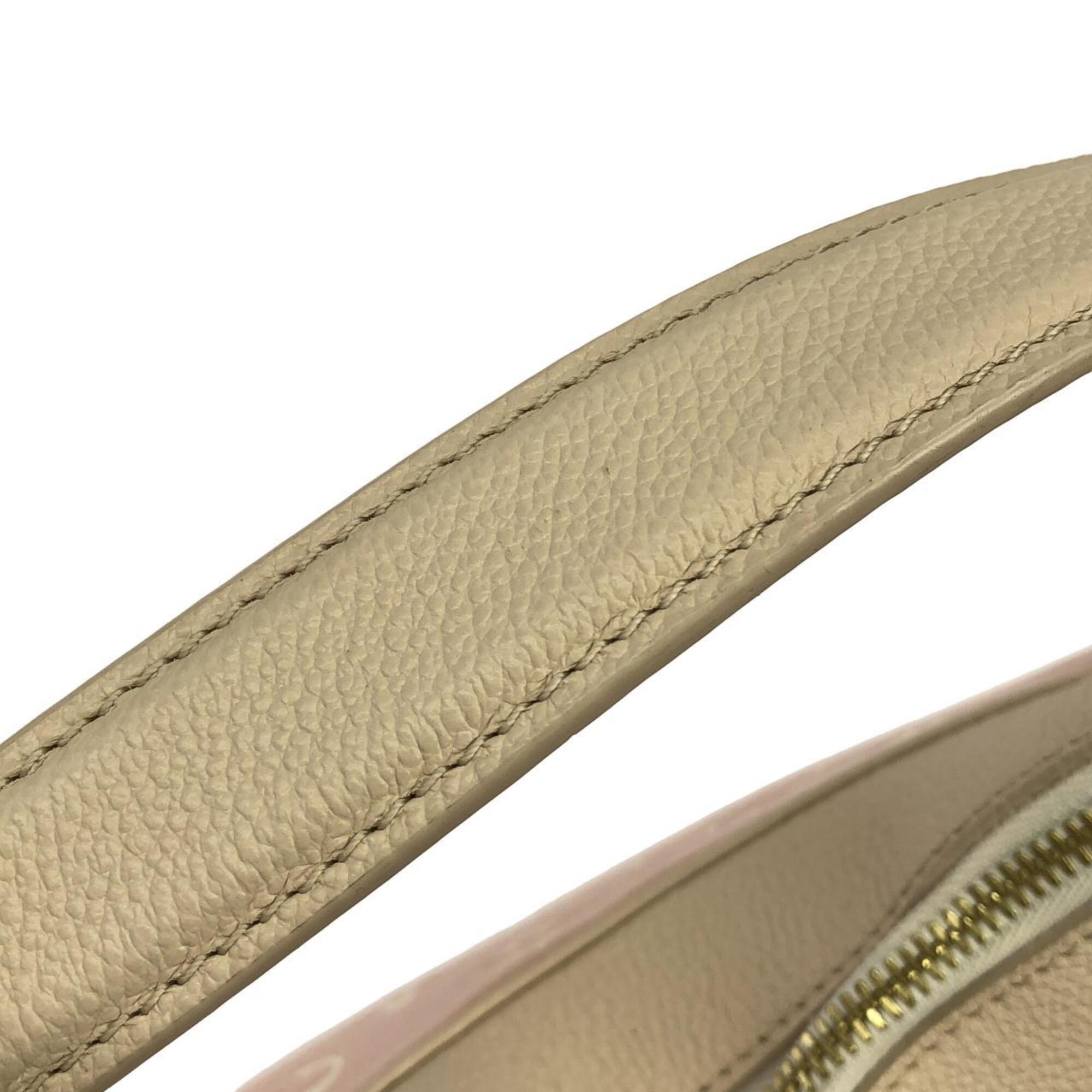 Louis Vuitton Beige Leather Shoulder Bag (Pre-Owned)