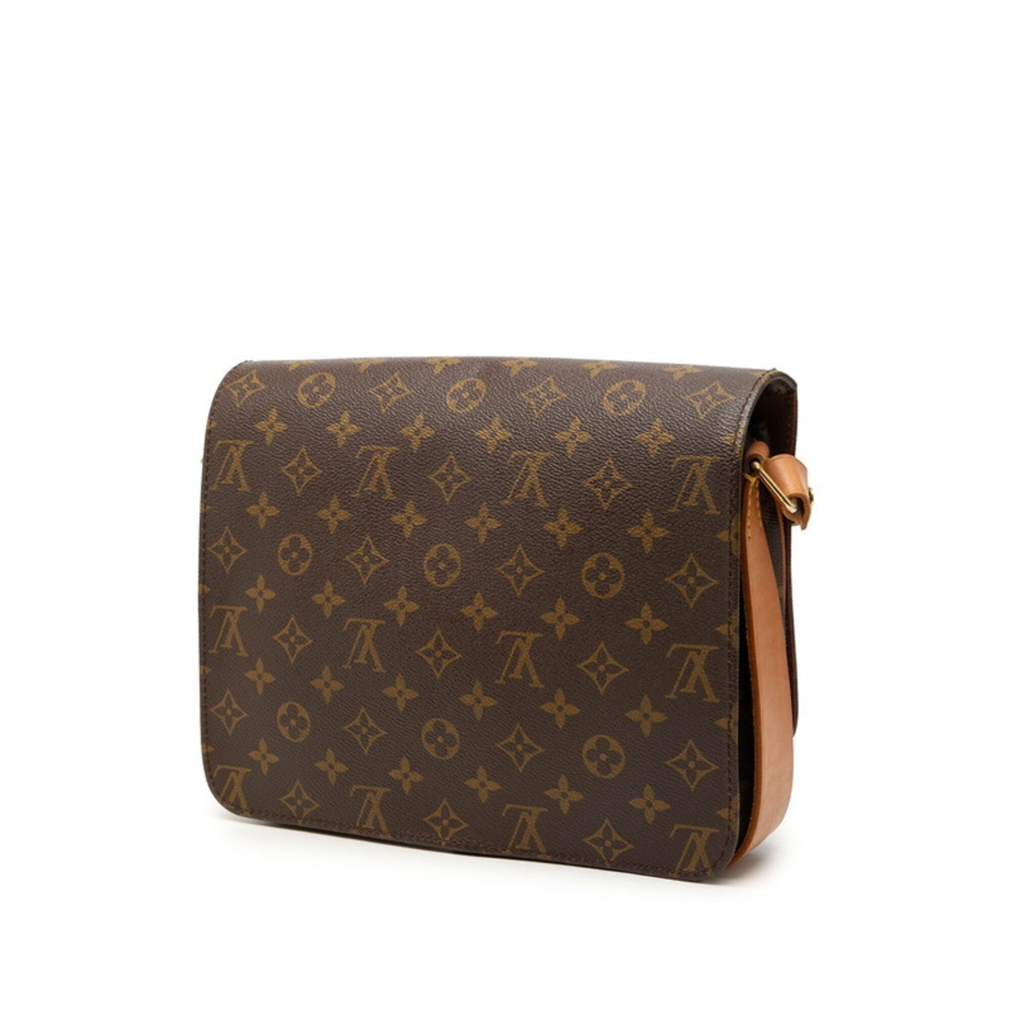Louis Vuitton Monogram Brown Pvc Leather Shoulder Bag (Pre-Owned)