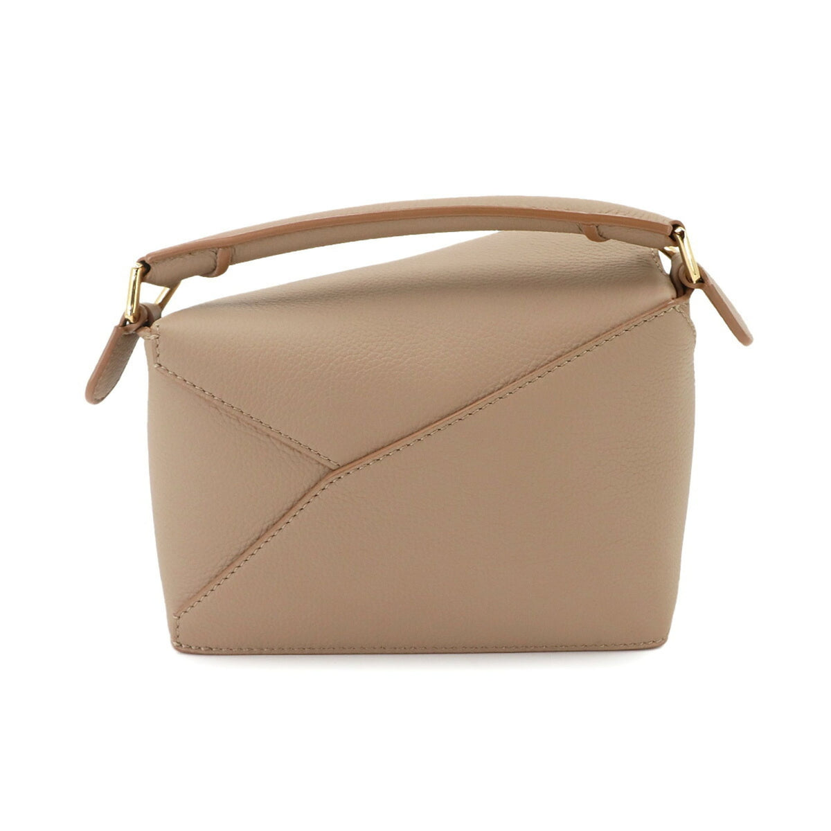 Loewe Puzzle Sand Leather Handbag Shoulder Bag (Pre-Owned)