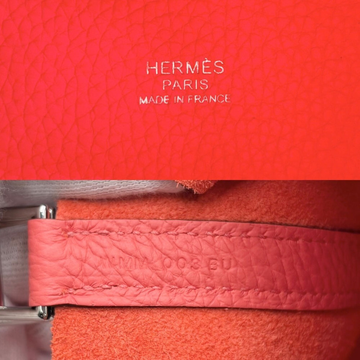 Hermes Red Color Handbag (Pre-Owned)