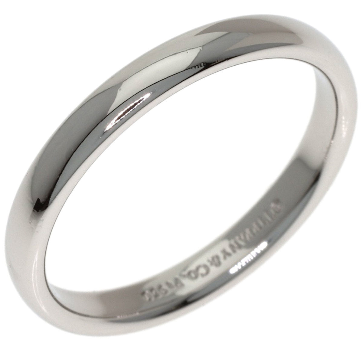 Tiffany Platinum 950 Band Ring (Pre-Owned)
