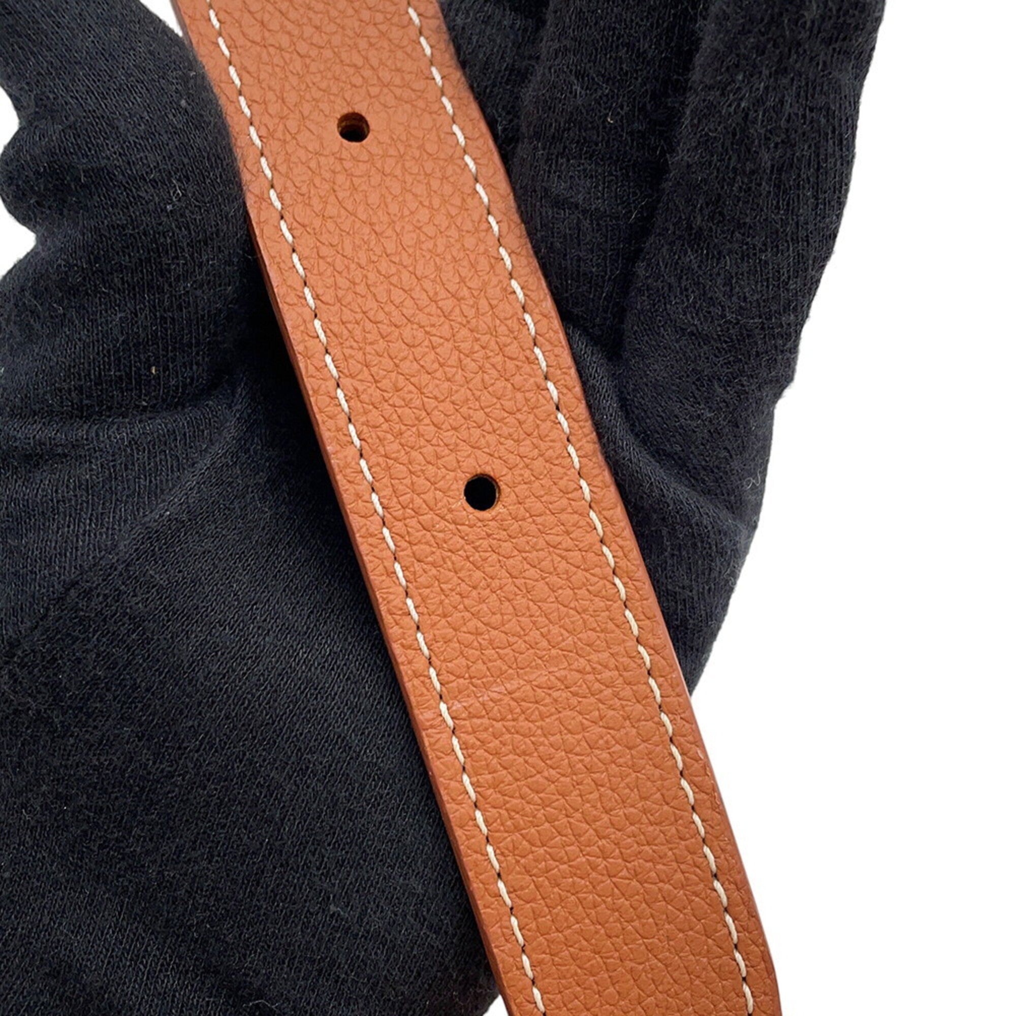 Louis Vuitton Cognac Leather Handbag Pouch Shoulder Bag (Pre-Owned)