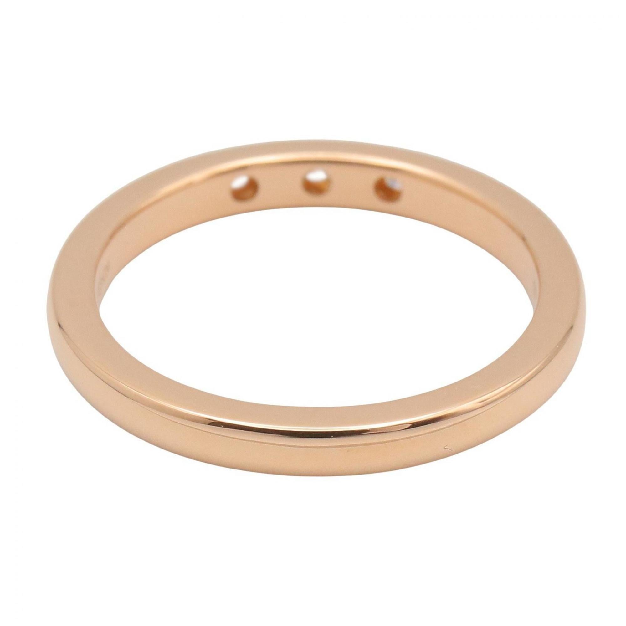 Tiffany Gold Clear Pink Gold (18K) Band Ring (Pre-Owned)