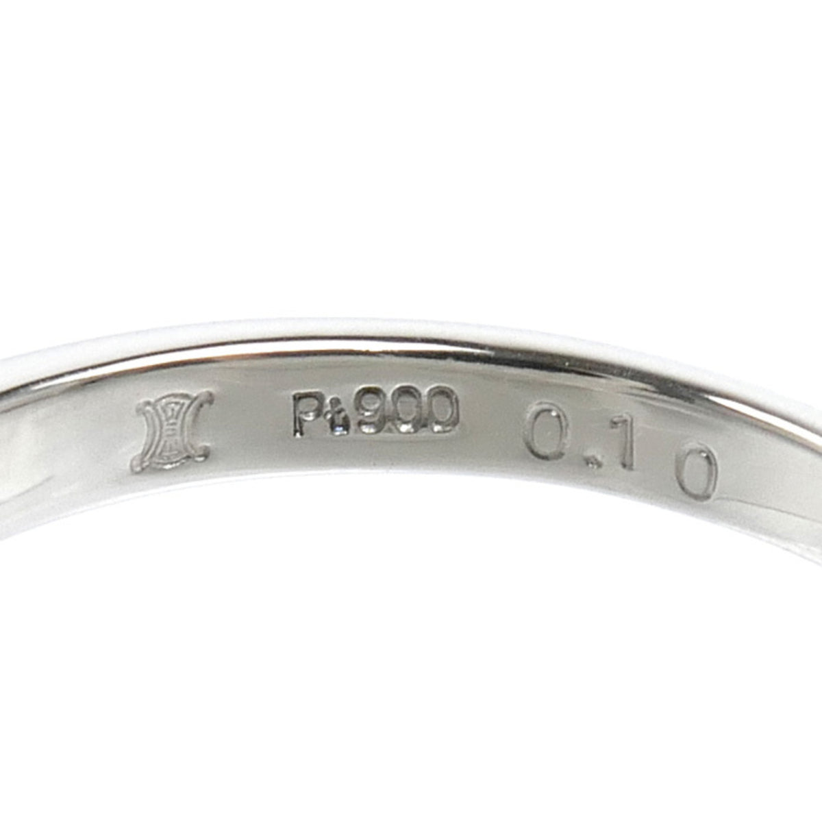 Celine Platinum 900 Band Ring (Pre-Owned)
