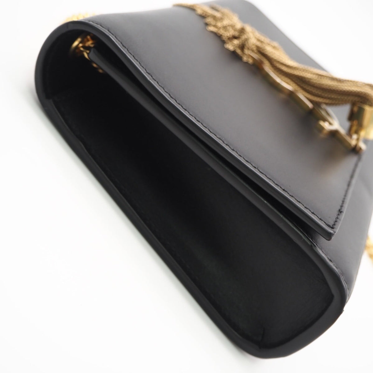 Yves Saint Laurent Black Leather Shoulder Bag (Pre-Owned)