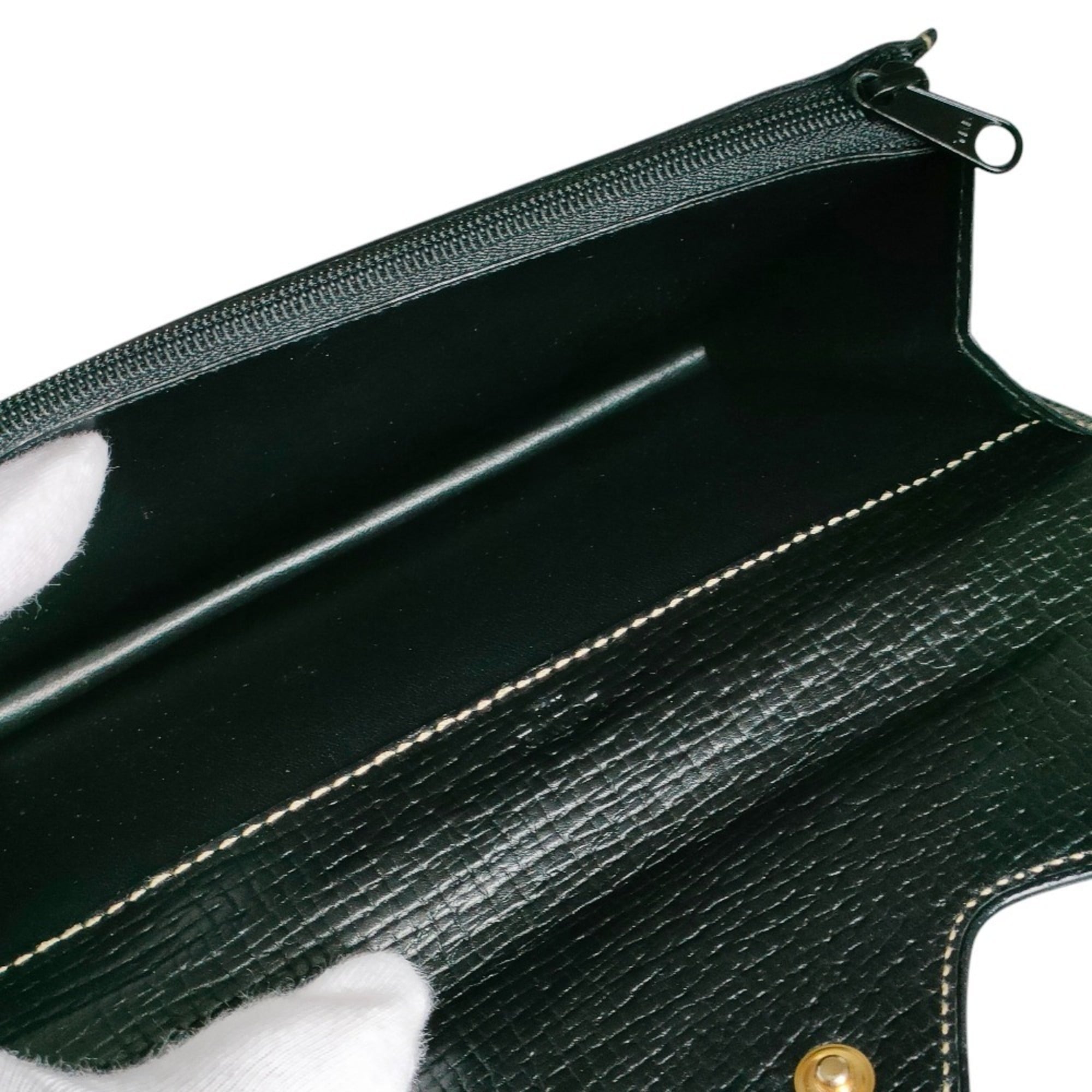Loewe Black Leather Long Wallet (Bi-Fold) (Pre-Owned)