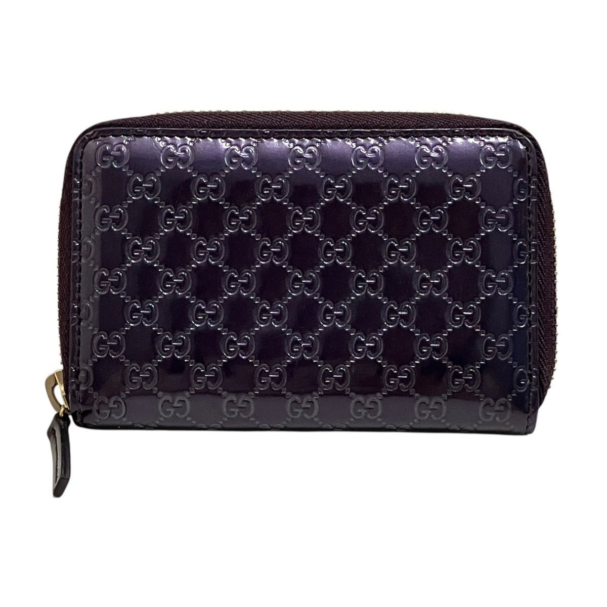 Gucci Microguccissima Purple Leather Coin Purse/Coin Case (Pre-Owned)